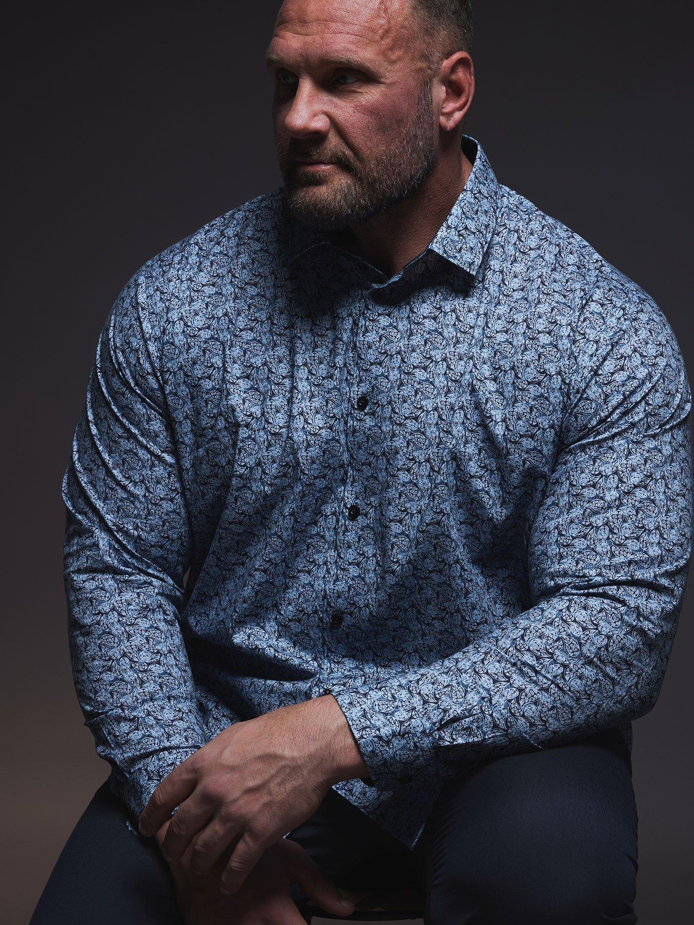 Image 1 of 3 of BadRhino Formal Shirt - Blue
