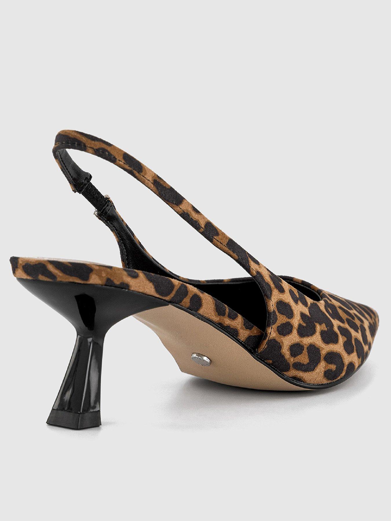 Image 3 of 5 of OFFICE Million- Slingback Kitten Heel - Leopard