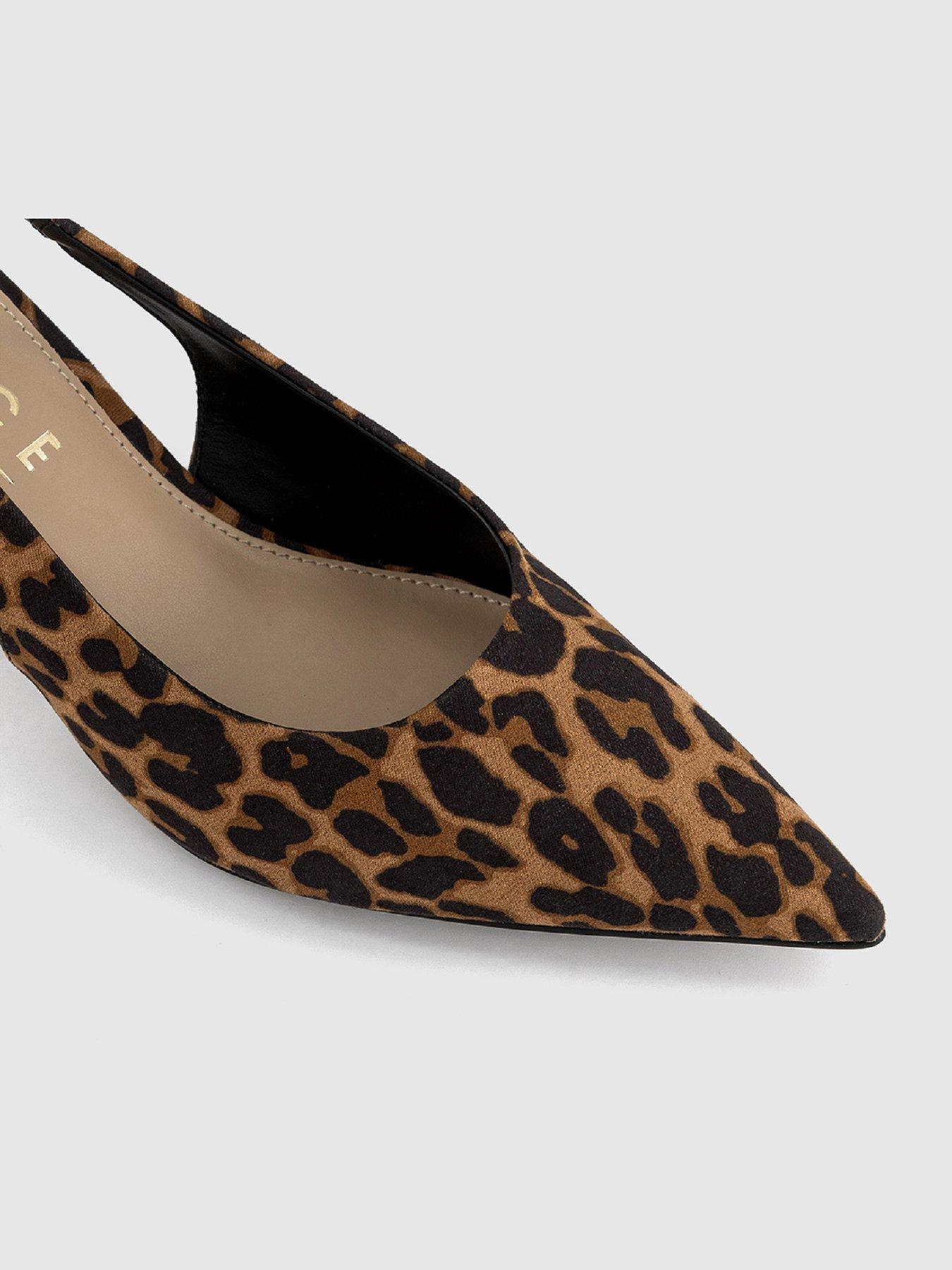 Image 5 of 5 of OFFICE Million- Slingback Kitten Heel - Leopard