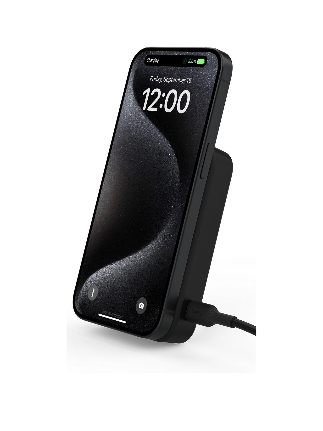 Image 3 of 6 of Belkin 10k Qi2 MagSafe Compatible Powerbank with kickstand black