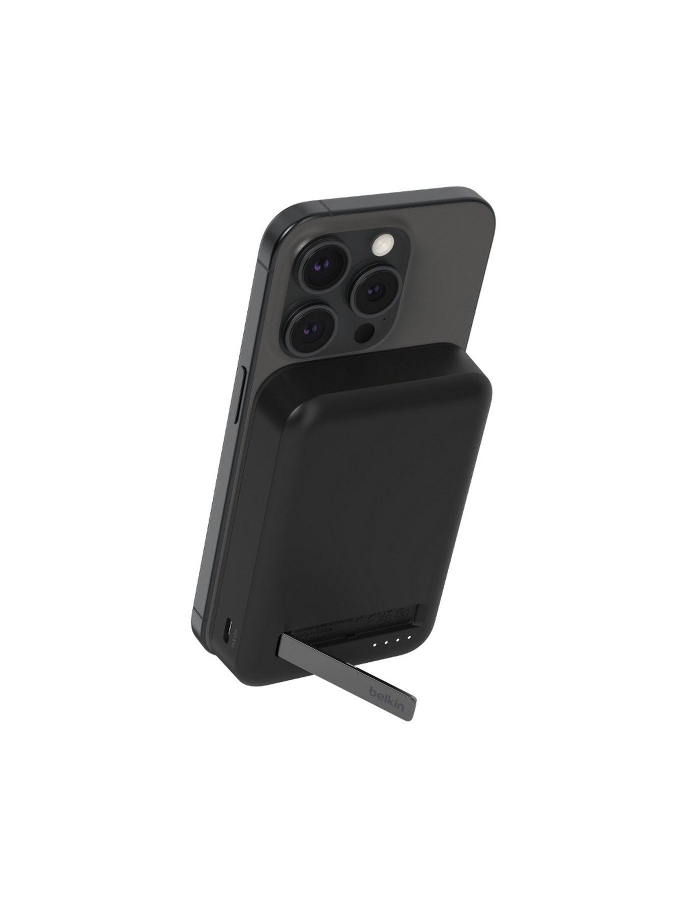 Image 4 of 6 of Belkin 10k Qi2 MagSafe Compatible Powerbank with kickstand black