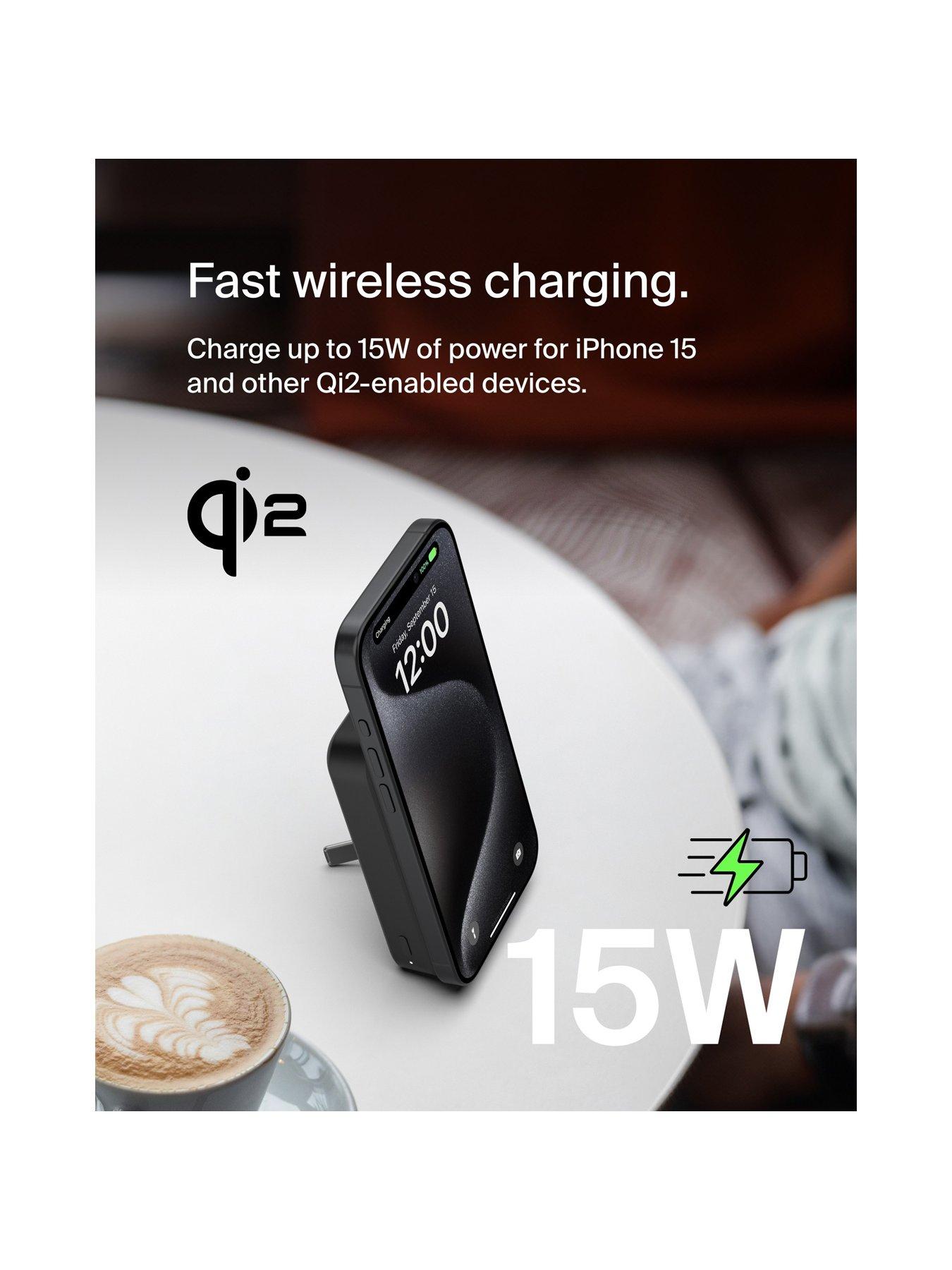 Image 5 of 6 of Belkin 10k Qi2 MagSafe Compatible Powerbank with kickstand black