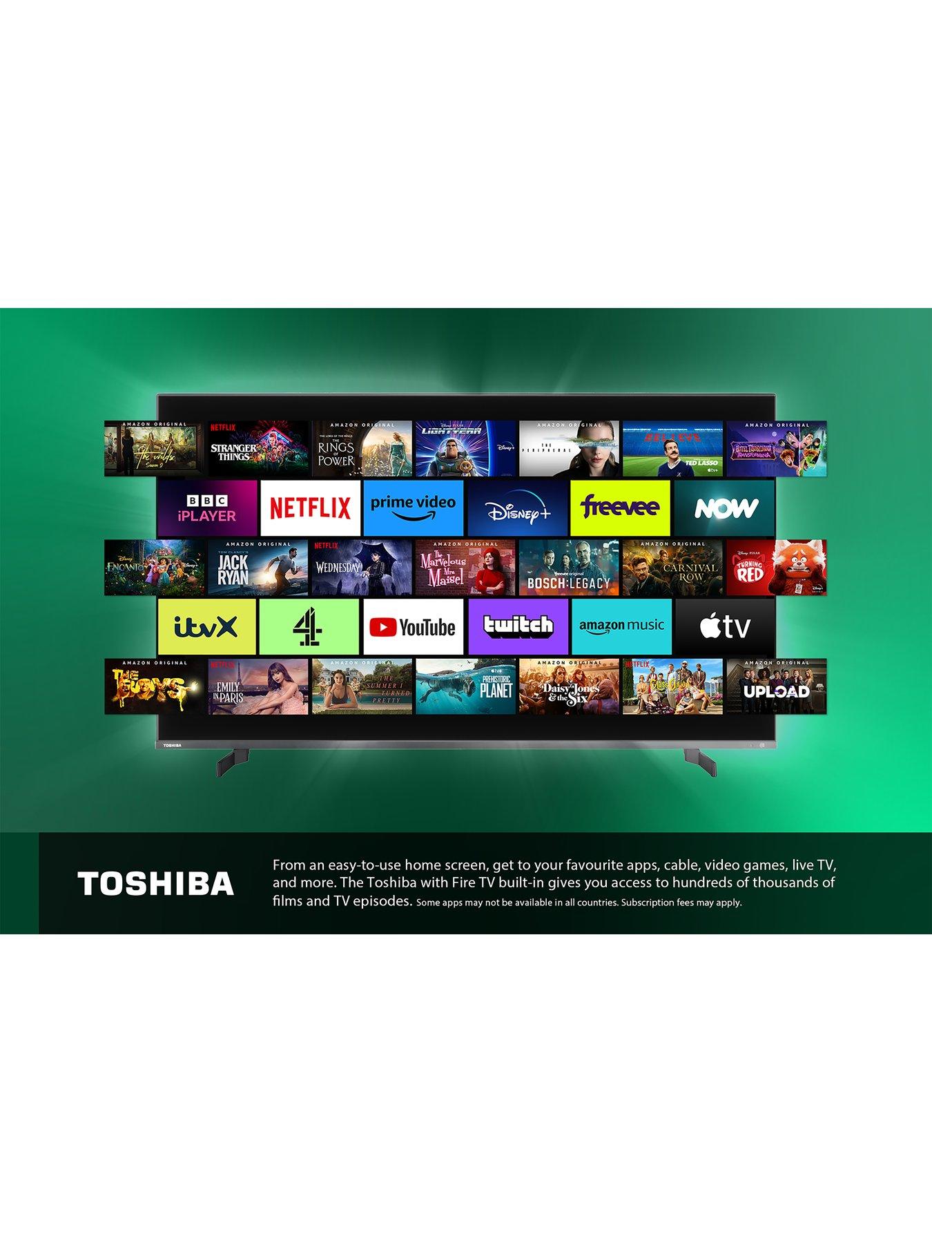 Image 4 of 8 of Toshiba QF5D 70" QLED UltraHD 4K HDR Fire Smart TV - 70QF5D53DB