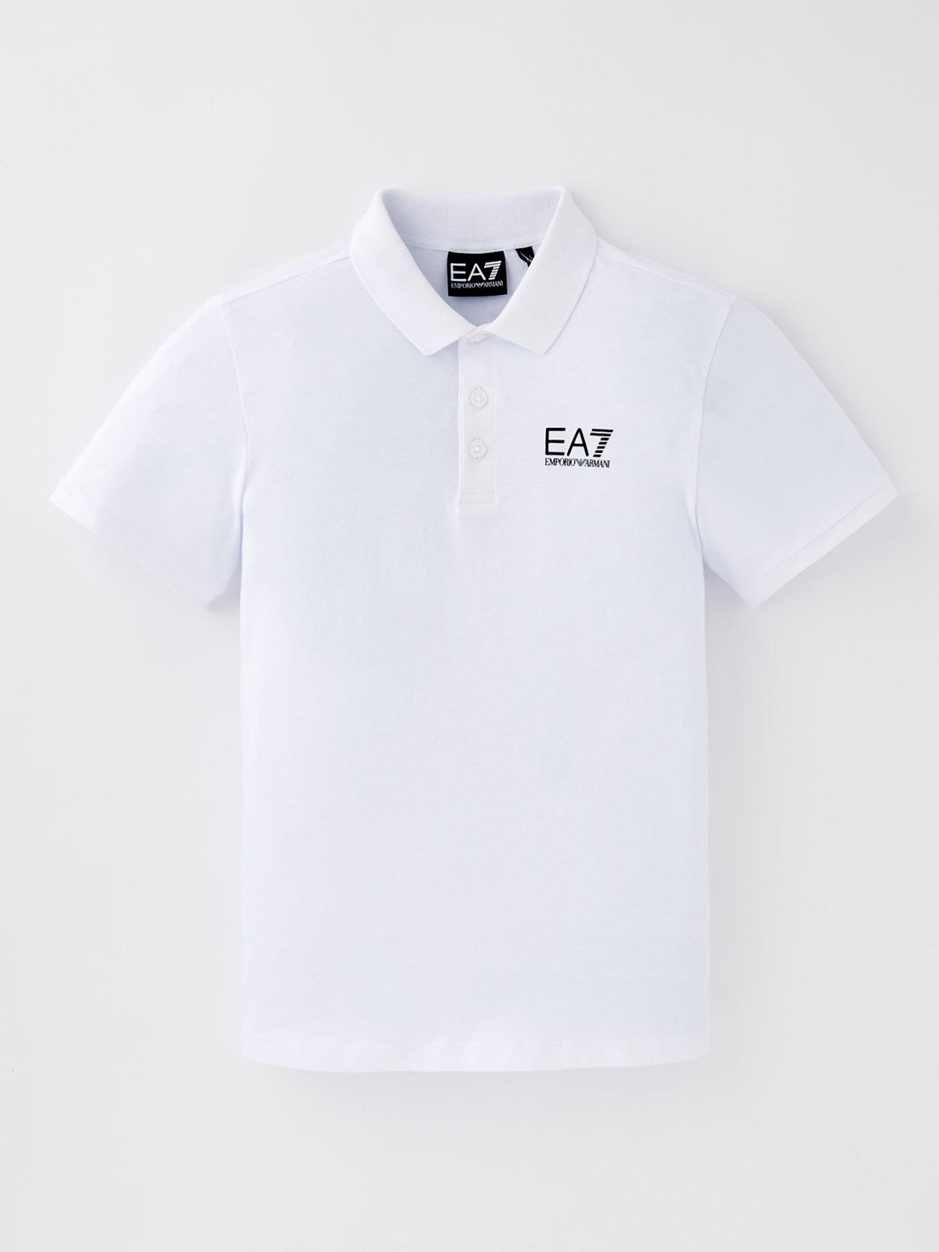 undefined Boys Core Id Jersey Polo Shirt - White