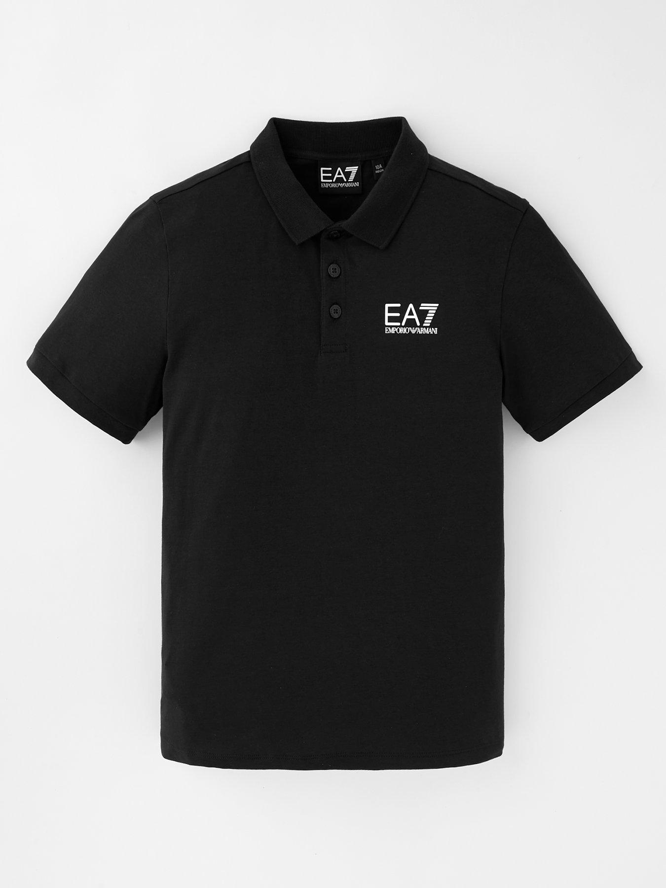 undefined Boys Core Id Jersey Polo Shirt - Black