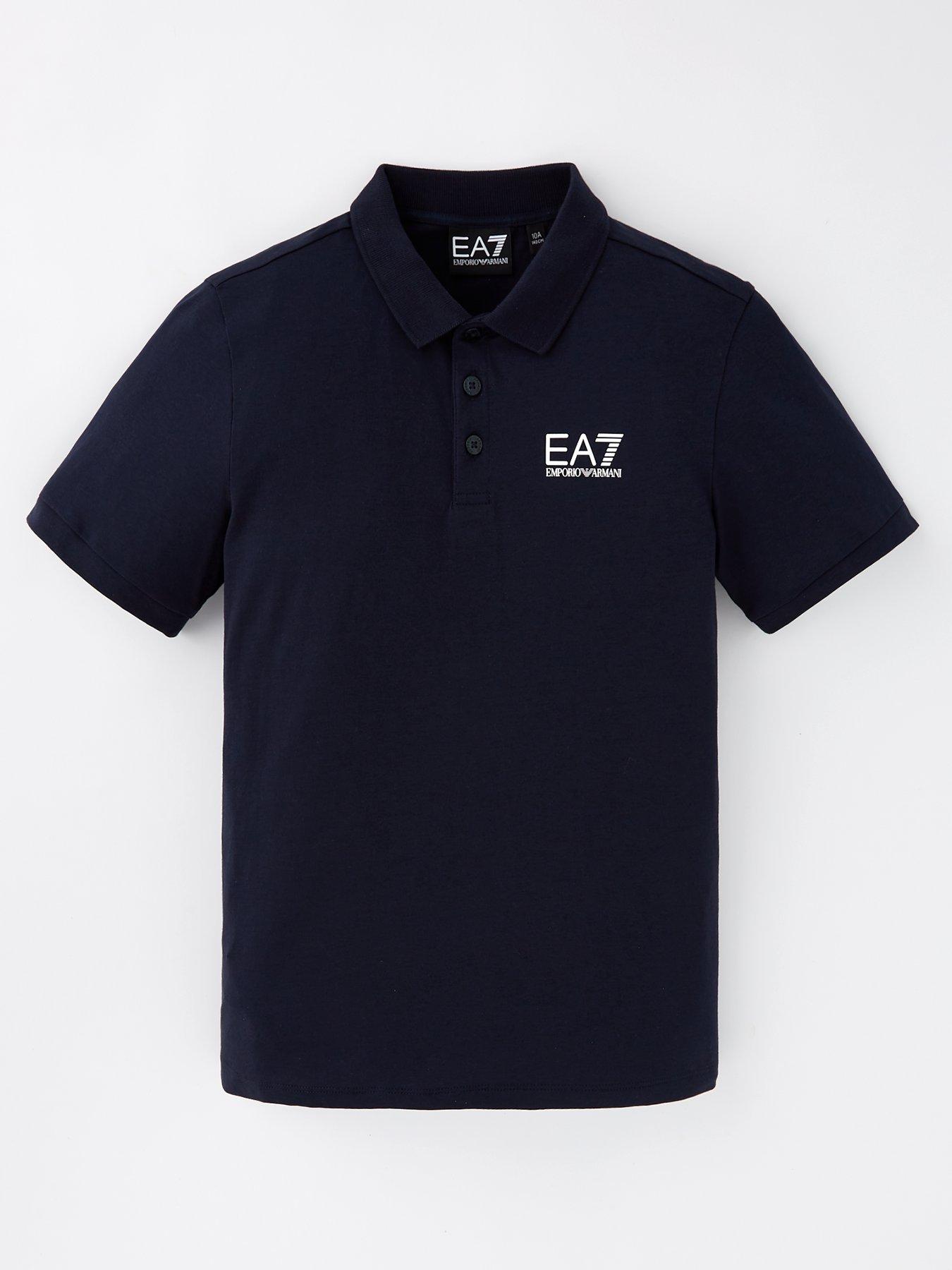 undefined Boys Core Id Jersey Polo Shirt - Navy