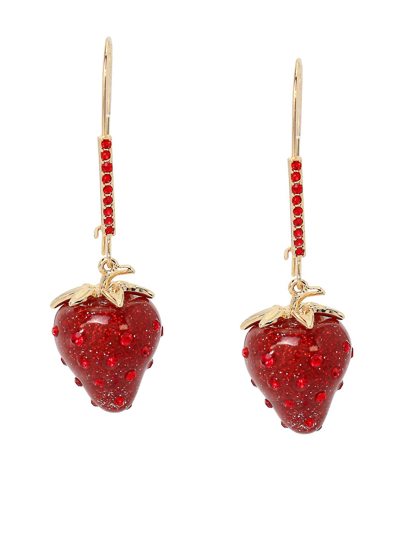 undefined Strawberry Dangle Earrings