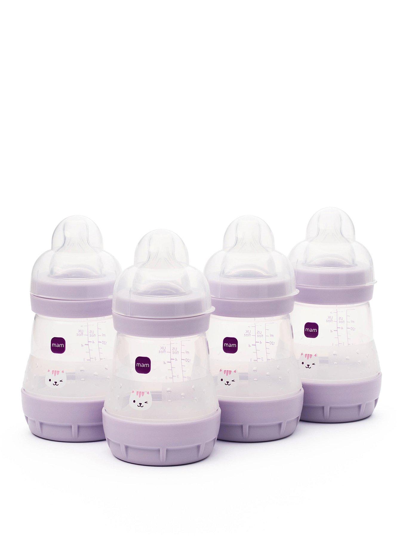 MAM Easy Start Anti-Colic Bottle Set 160ml 4pk - Lilac