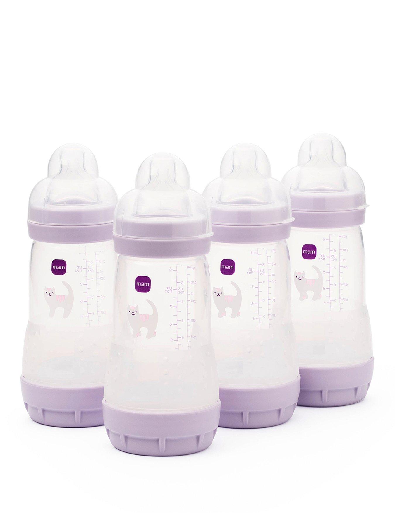 MAM Easy Start Anti-Colic Bottle Set 260ml 4pk - Lilac