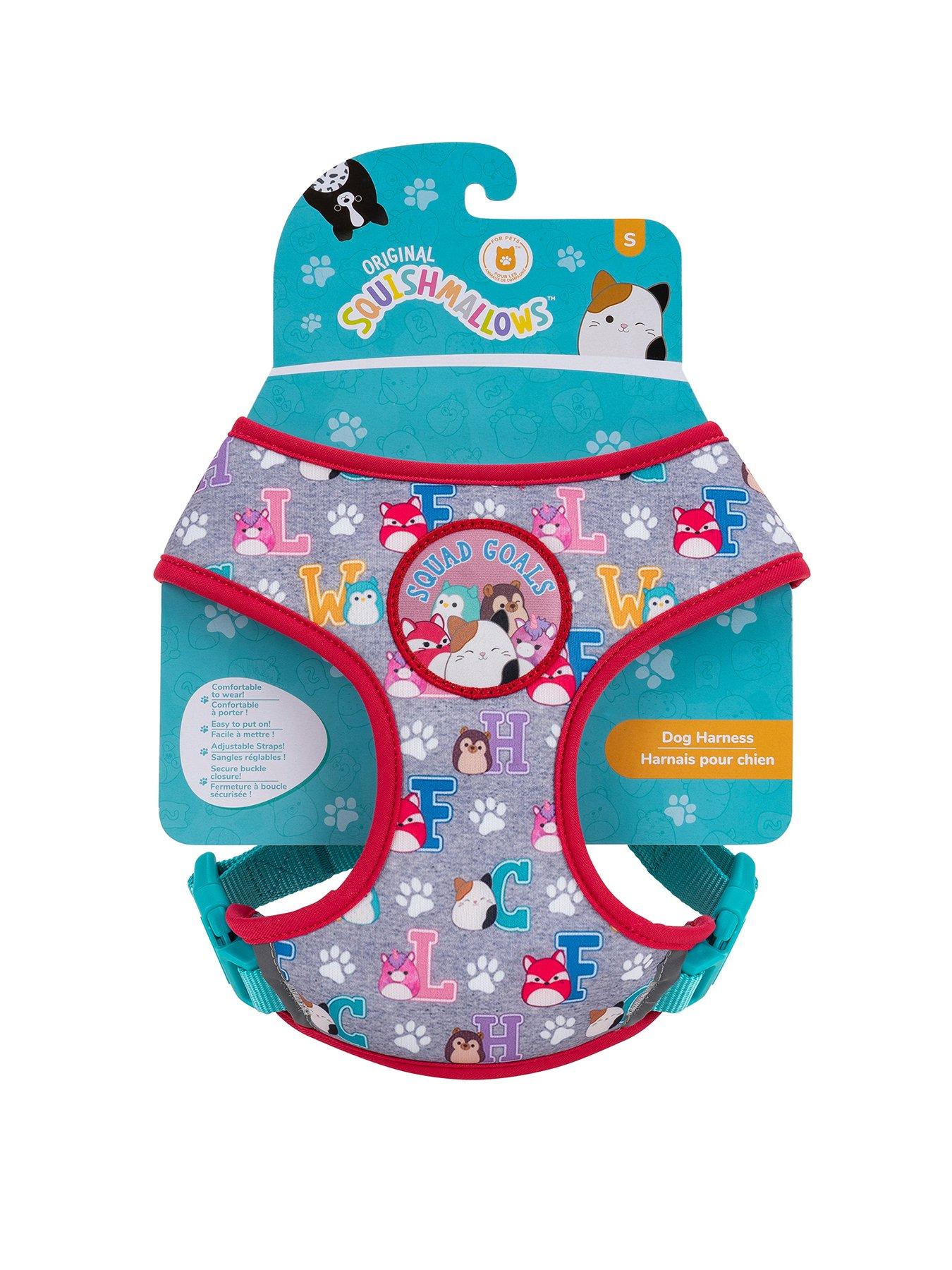 Product photograph of Squishmallows Original Squad Goals Pet Harness Small - Official Jazwares Pets Apparel from very.co.uk