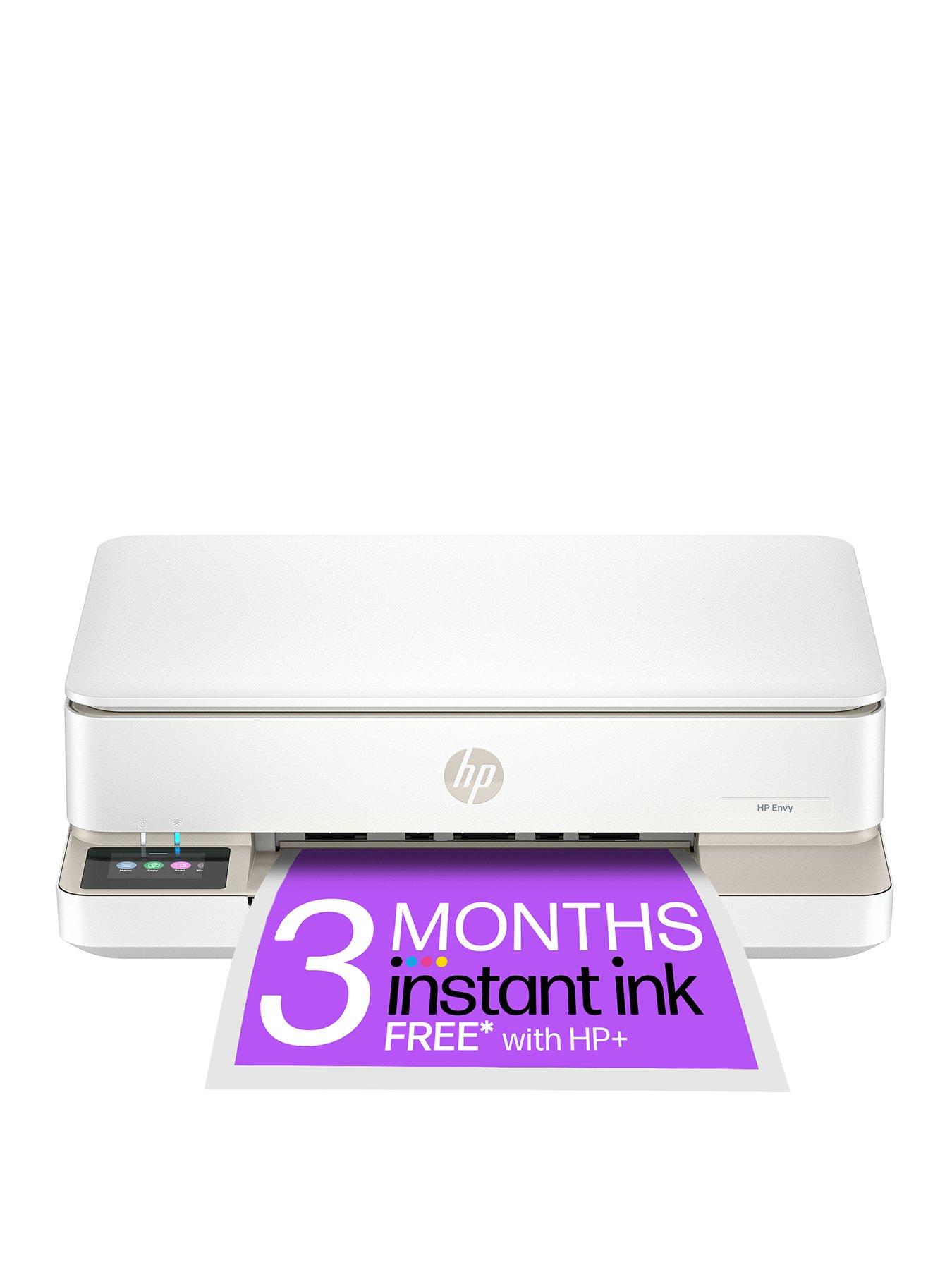 HP Envy 6120e AiO Wireless Printer with 3 months of Instant Ink Included with HP+