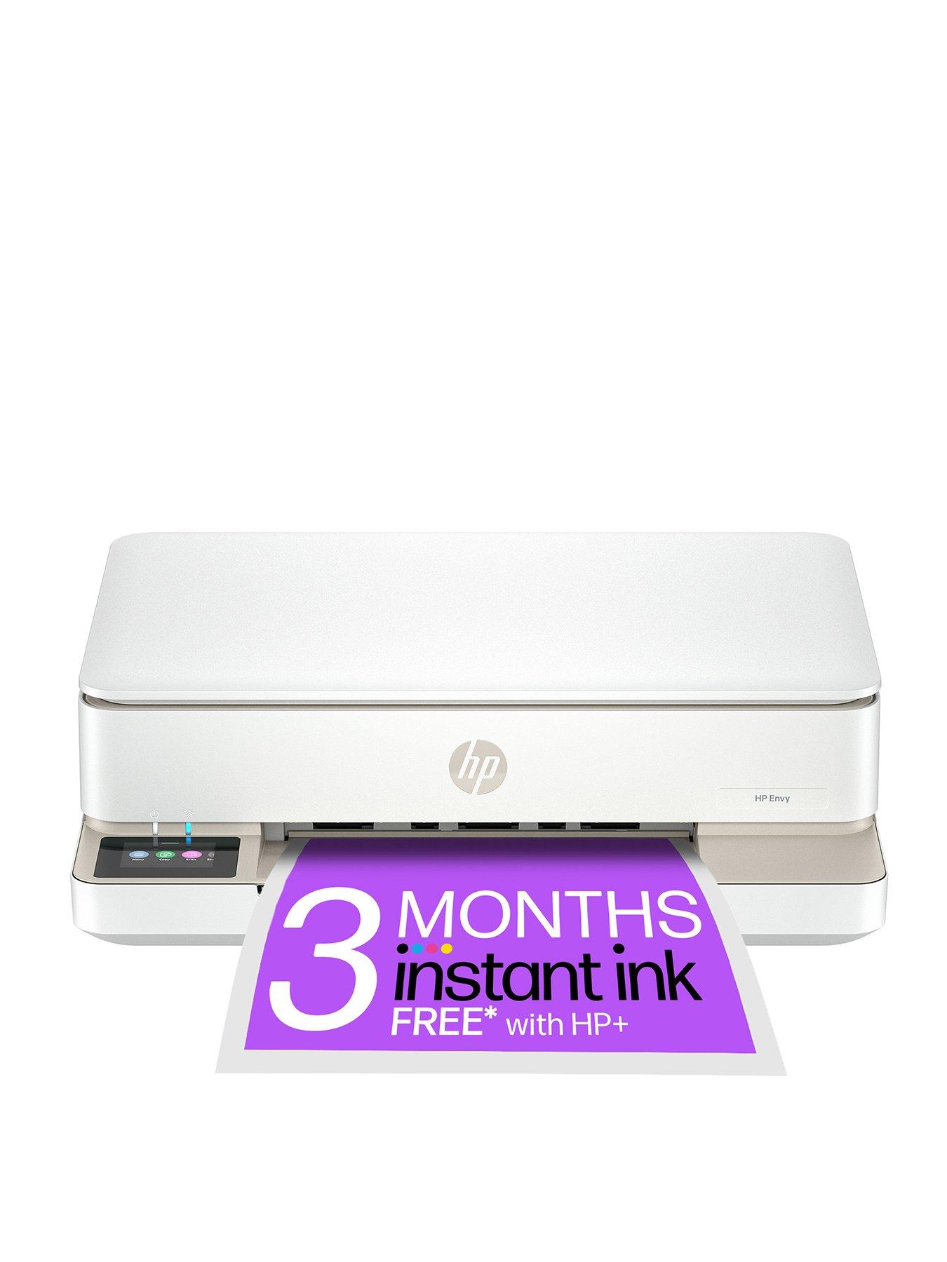 Image 1 of 8 of HP Envy 6120e AiO Wireless Printer with 3 months of Instant Ink Included with HP+