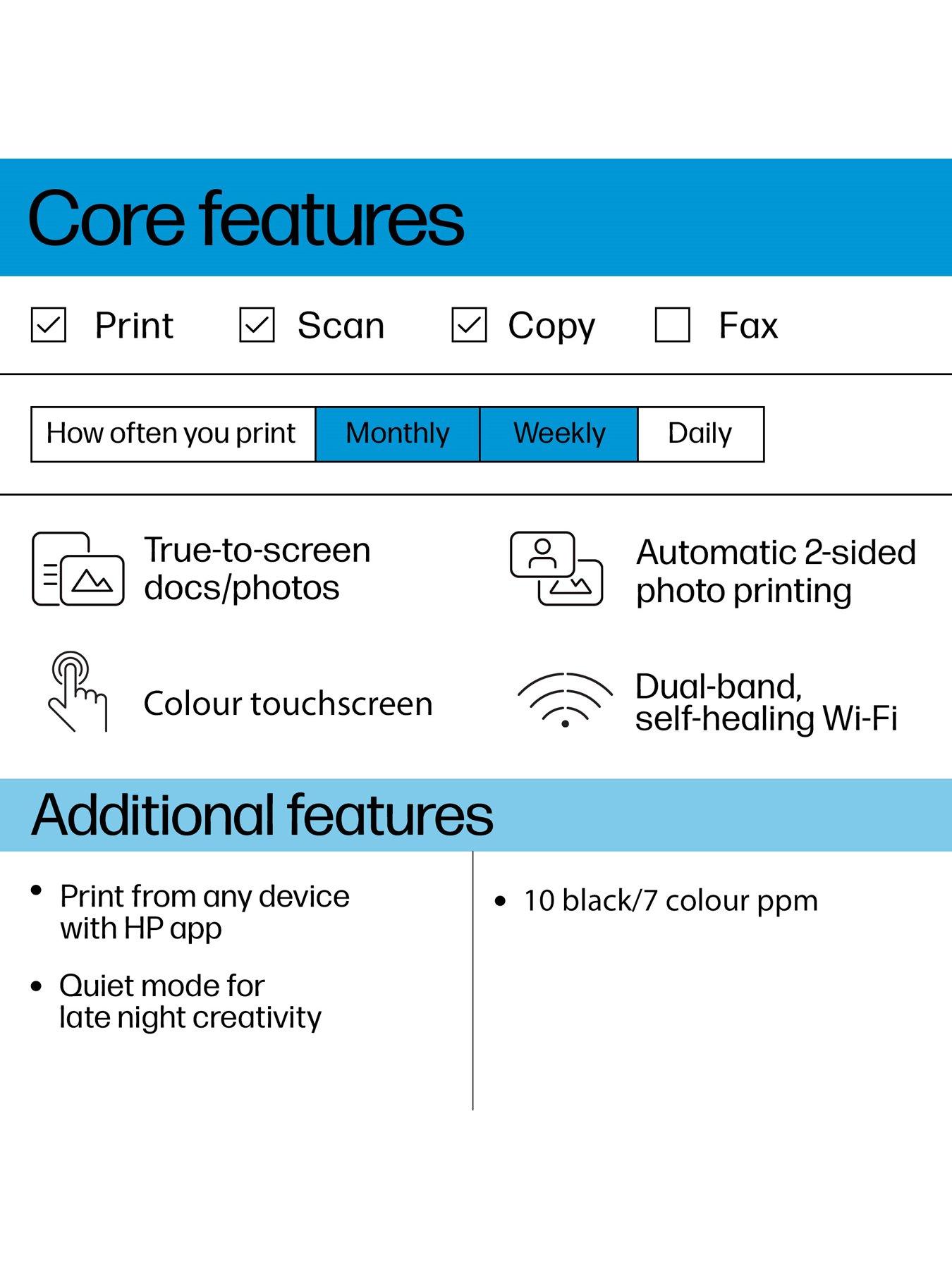 Image 6 of 8 of HP Envy 6120e AiO Wireless Printer with 3 months of Instant Ink Included with HP+