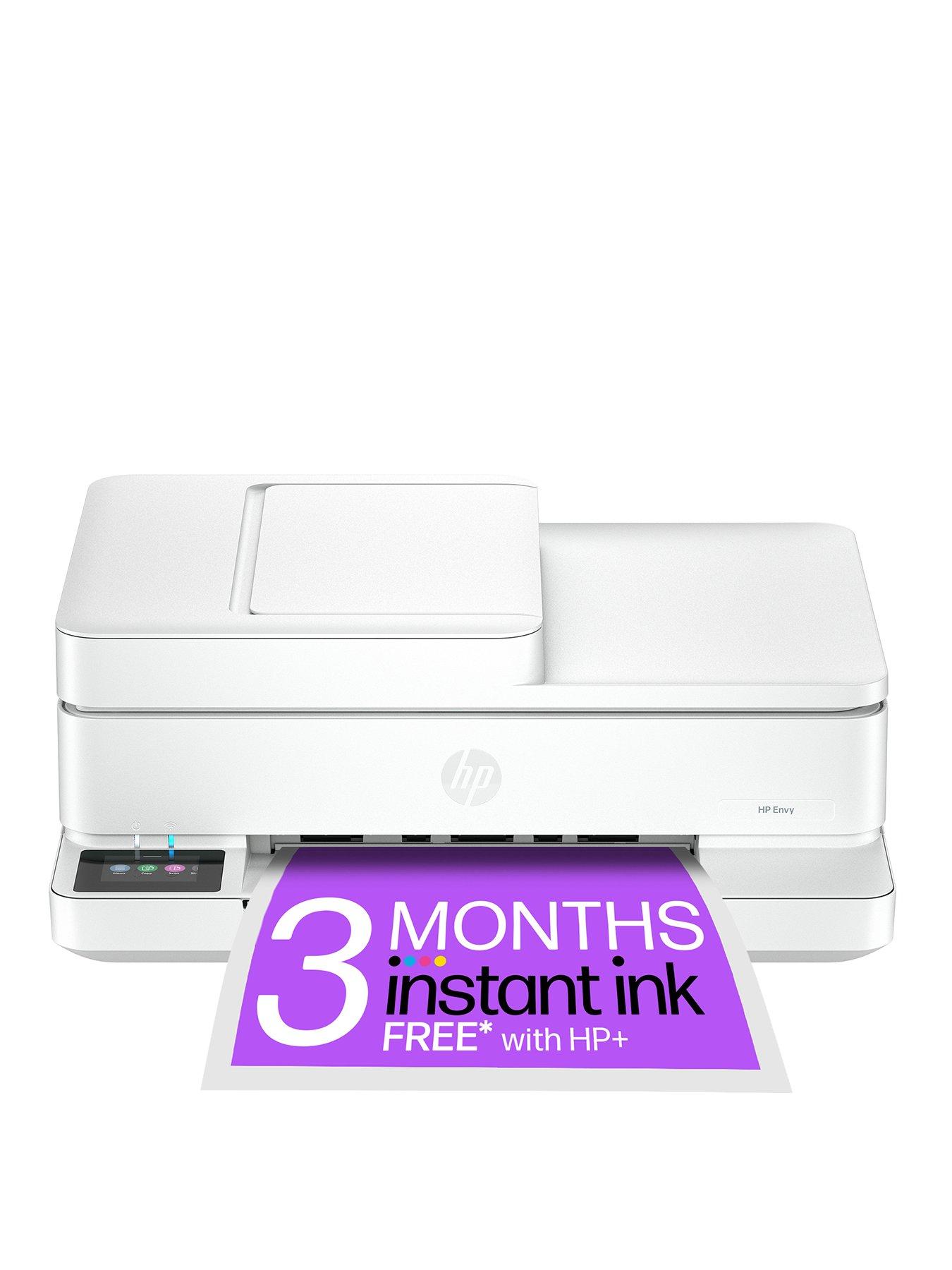 HP Envy 6530e AiO Wireless Printer with 3 months of Instant Ink Included with HP+