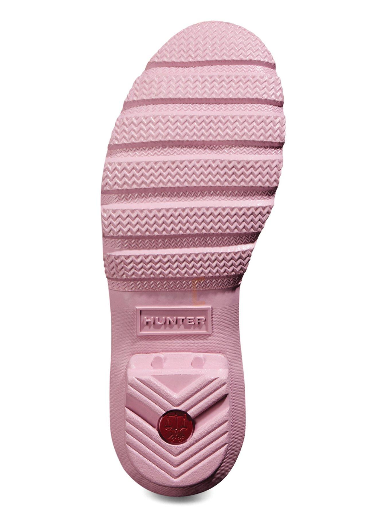 Image 4 of 5 of Hunter Womens Original Gloss Chelsea Boots - Pink Nectar