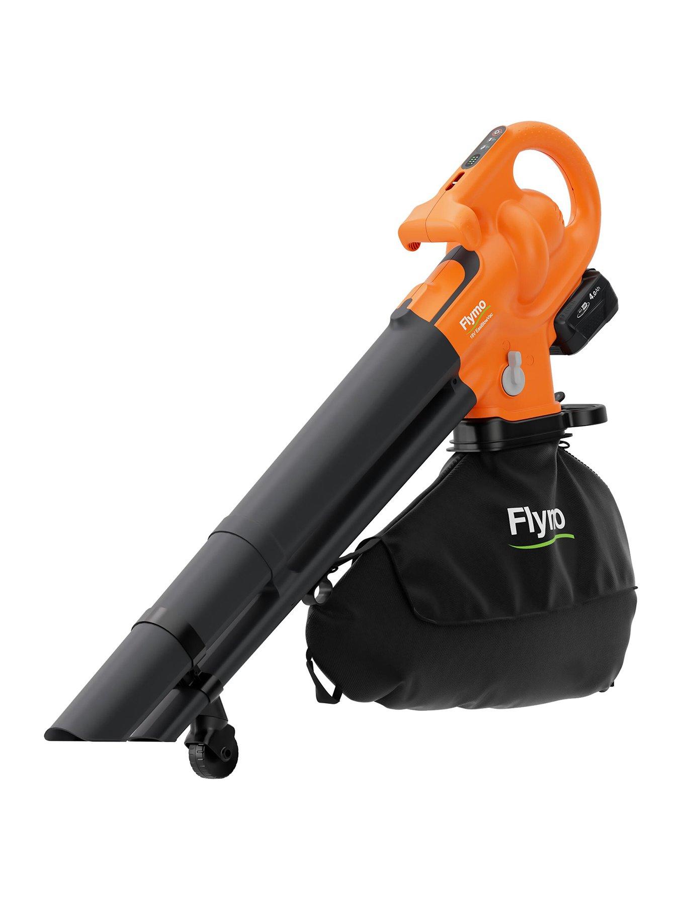 Product photograph of Flymo 18v Easiblowvac Cordless Battery Blower Vacuum from very.co.uk