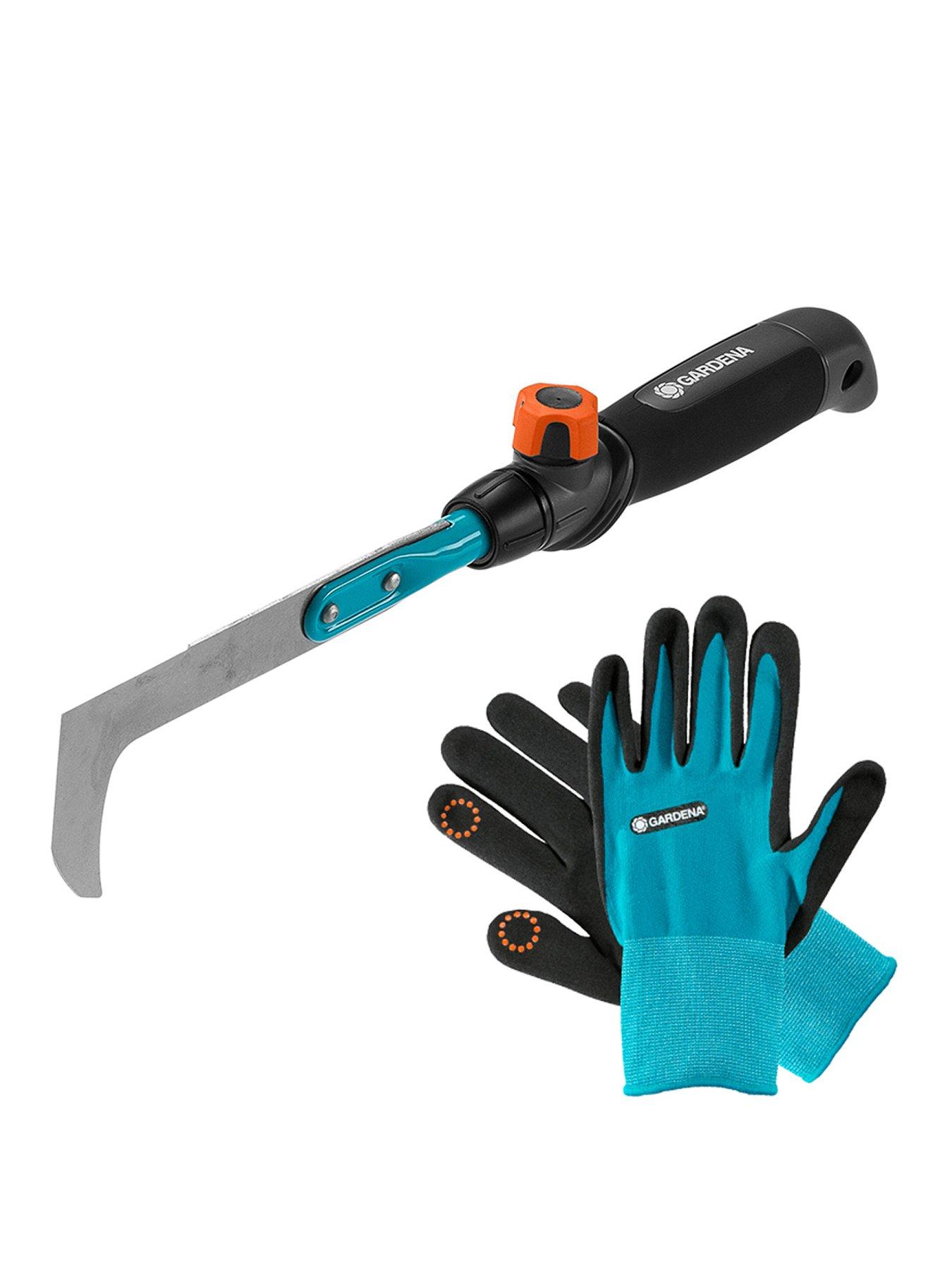 Product photograph of Gardena Combisystem Patio Weeder Free Gloves Effortless Weed Moss Removal from very.co.uk
