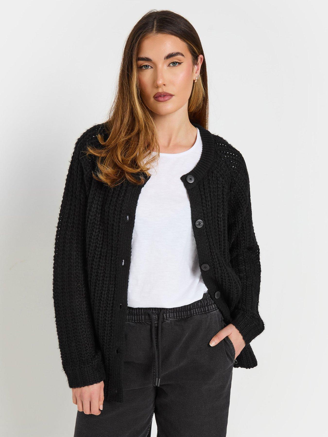 undefined Tall Chunky Knitted Cardigan