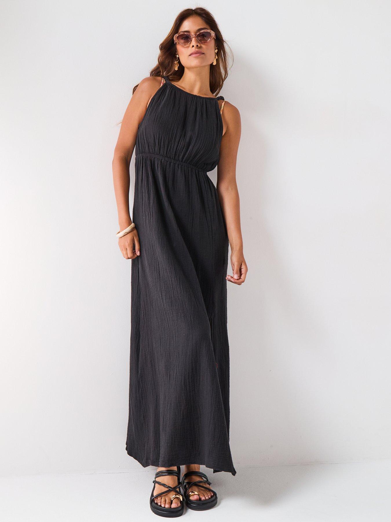 Deep V Waist Bubble Dress main image 0