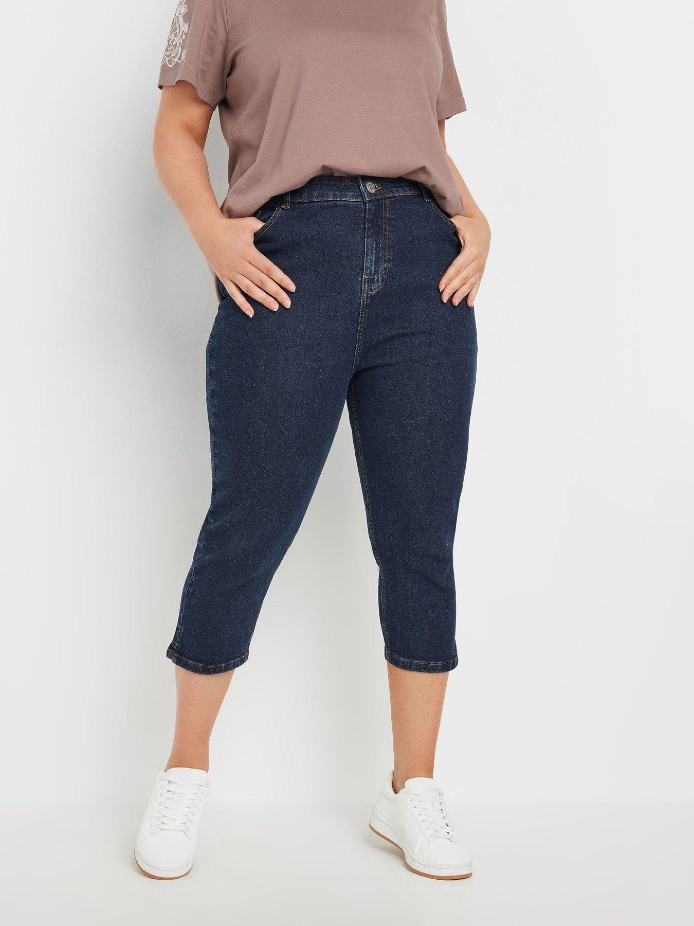 undefined Curve Ava Capri Trousers - Blue