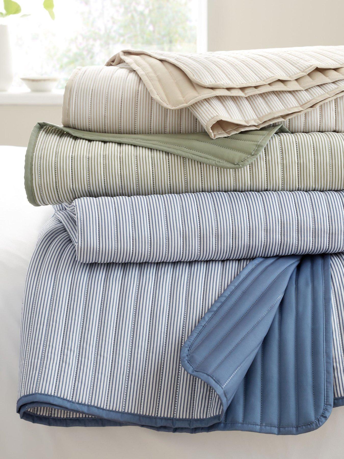 Image 5 of 5 of Catherine Lansfield Stripe Bedspread- 220x230cm