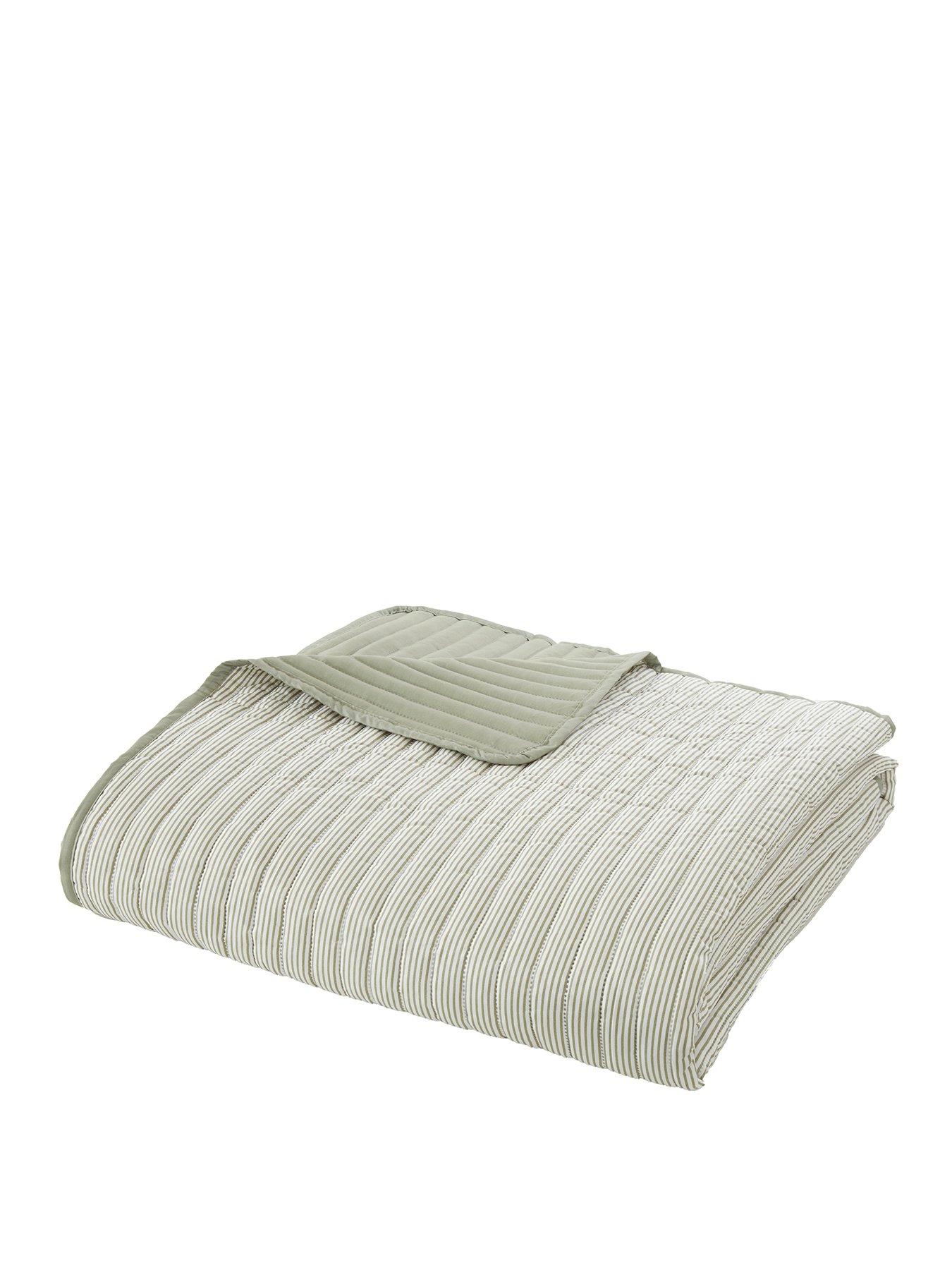 Image 2 of 5 of Catherine Lansfield Stripe Bedspread- 220x230cm