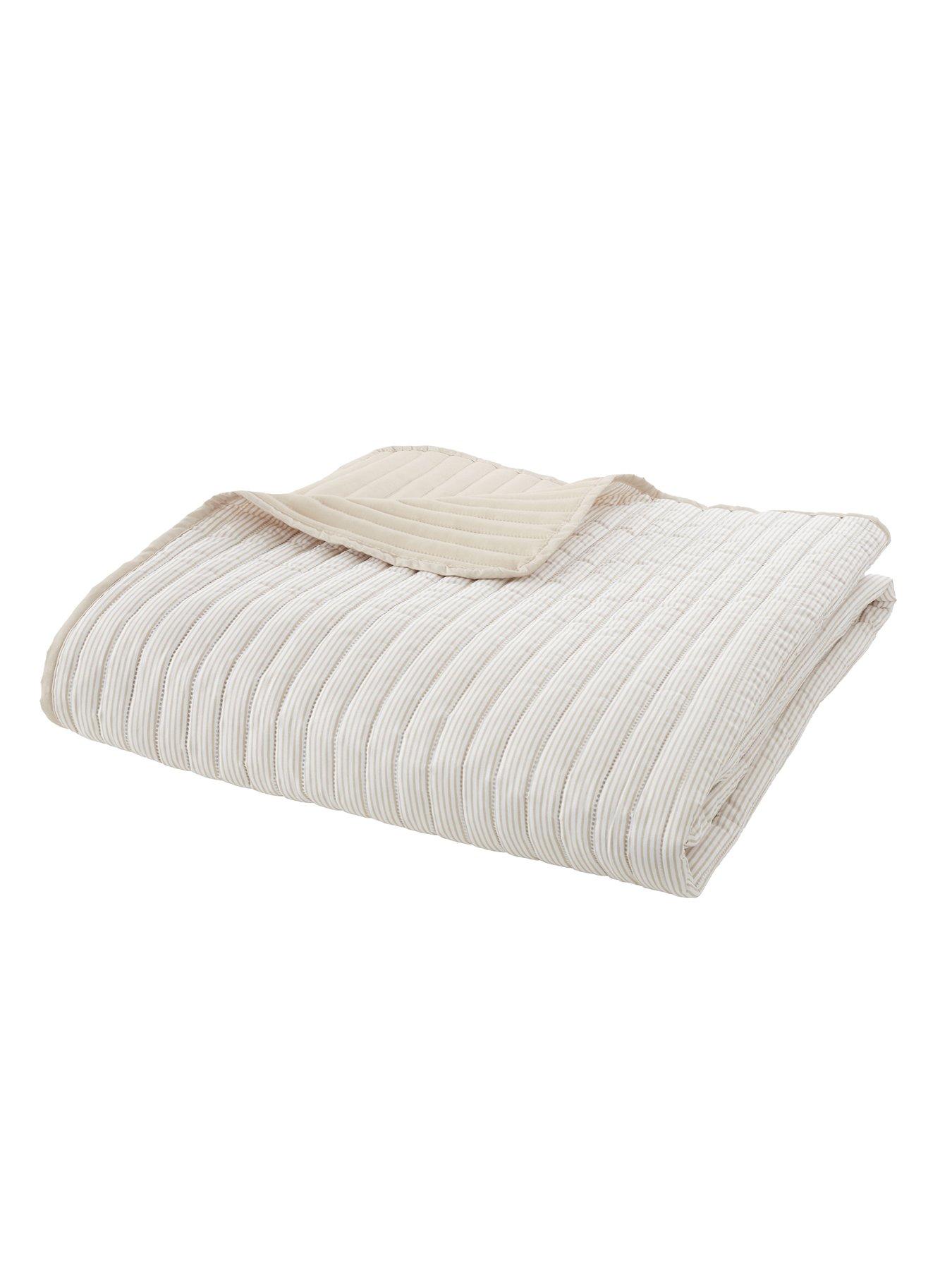 undefined Stripe Bedspread Throw