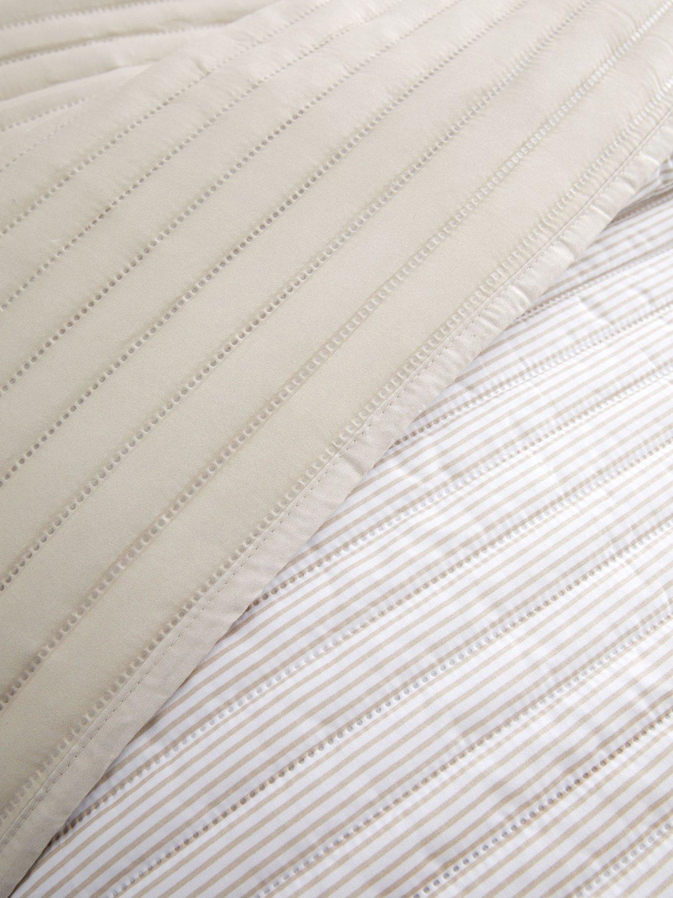Image 3 of 5 of Catherine Lansfield Stripe Bedspread Throw