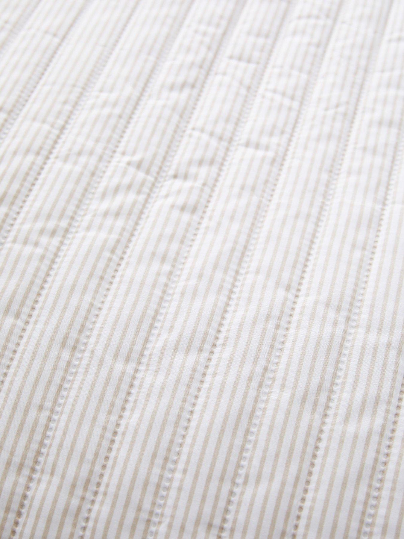 Image 4 of 5 of Catherine Lansfield Stripe Bedspread Throw