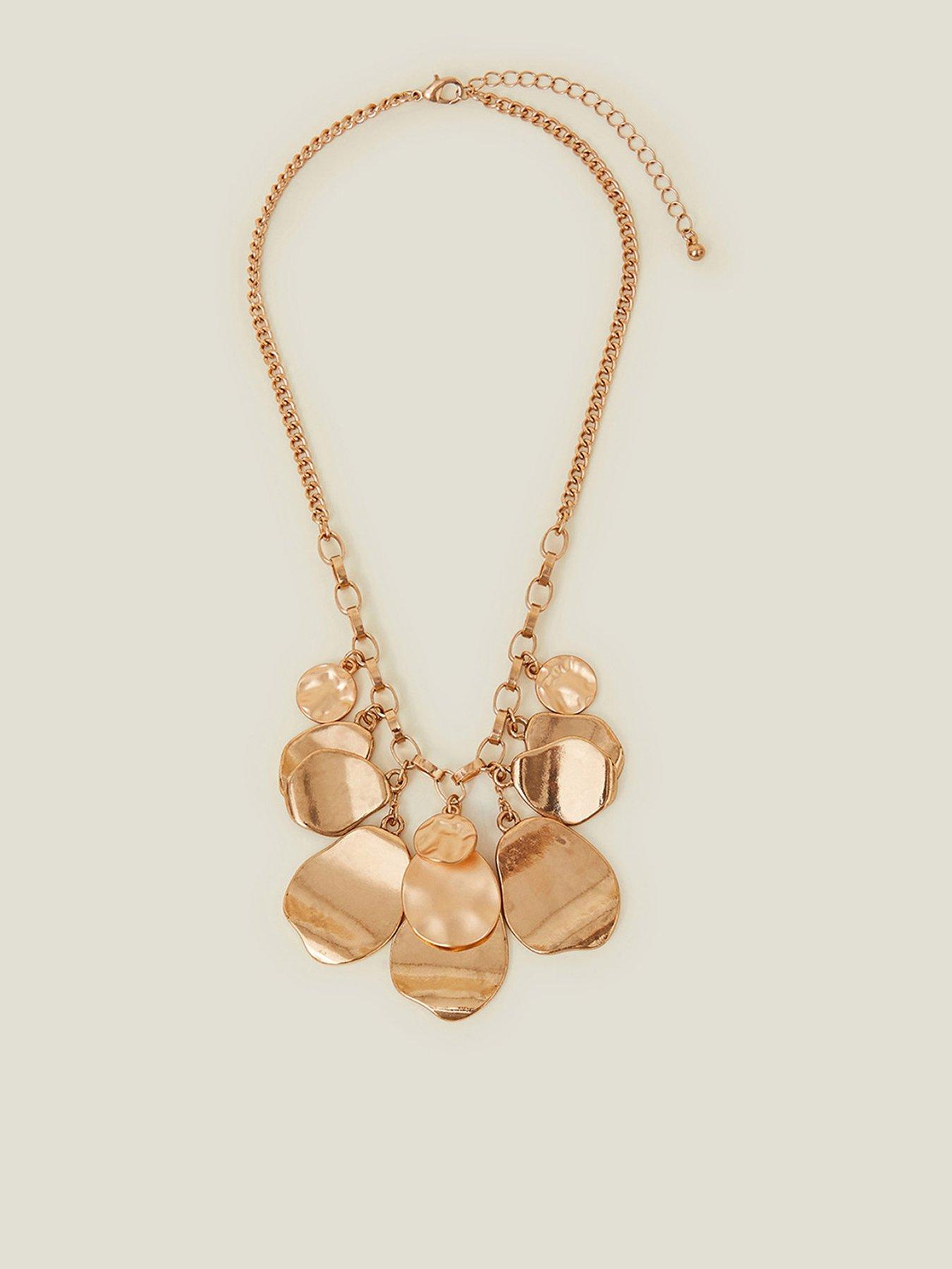 undefined Layered Disc Necklace