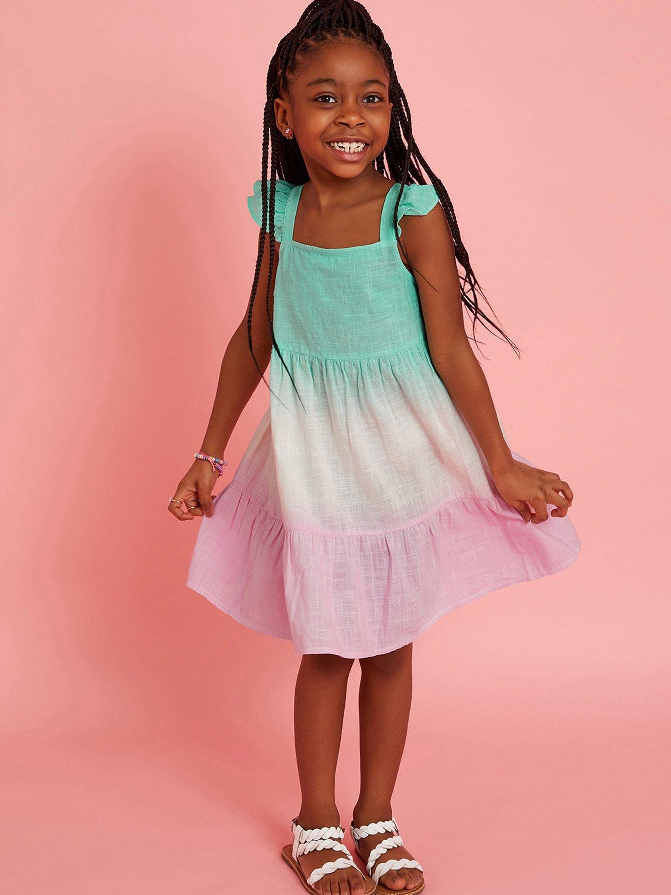undefined Girls Ombre Dress - Multi