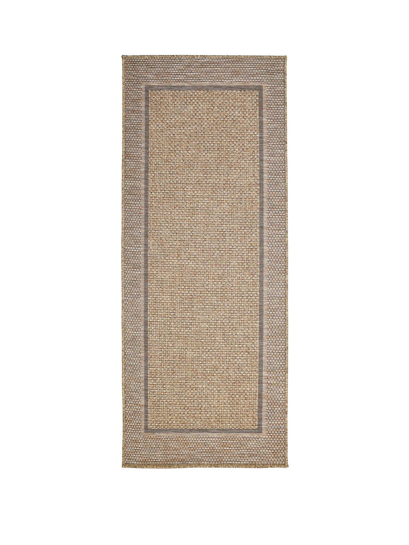 Image 2 of 4 of The Very Collection Summer Border 80 X 200cm Runner - Brown