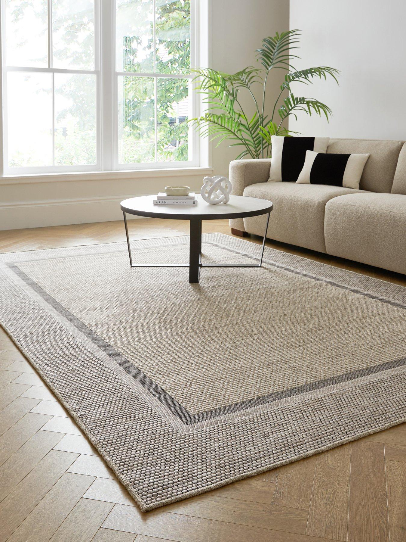 undefined Summer Border Rug - Brown