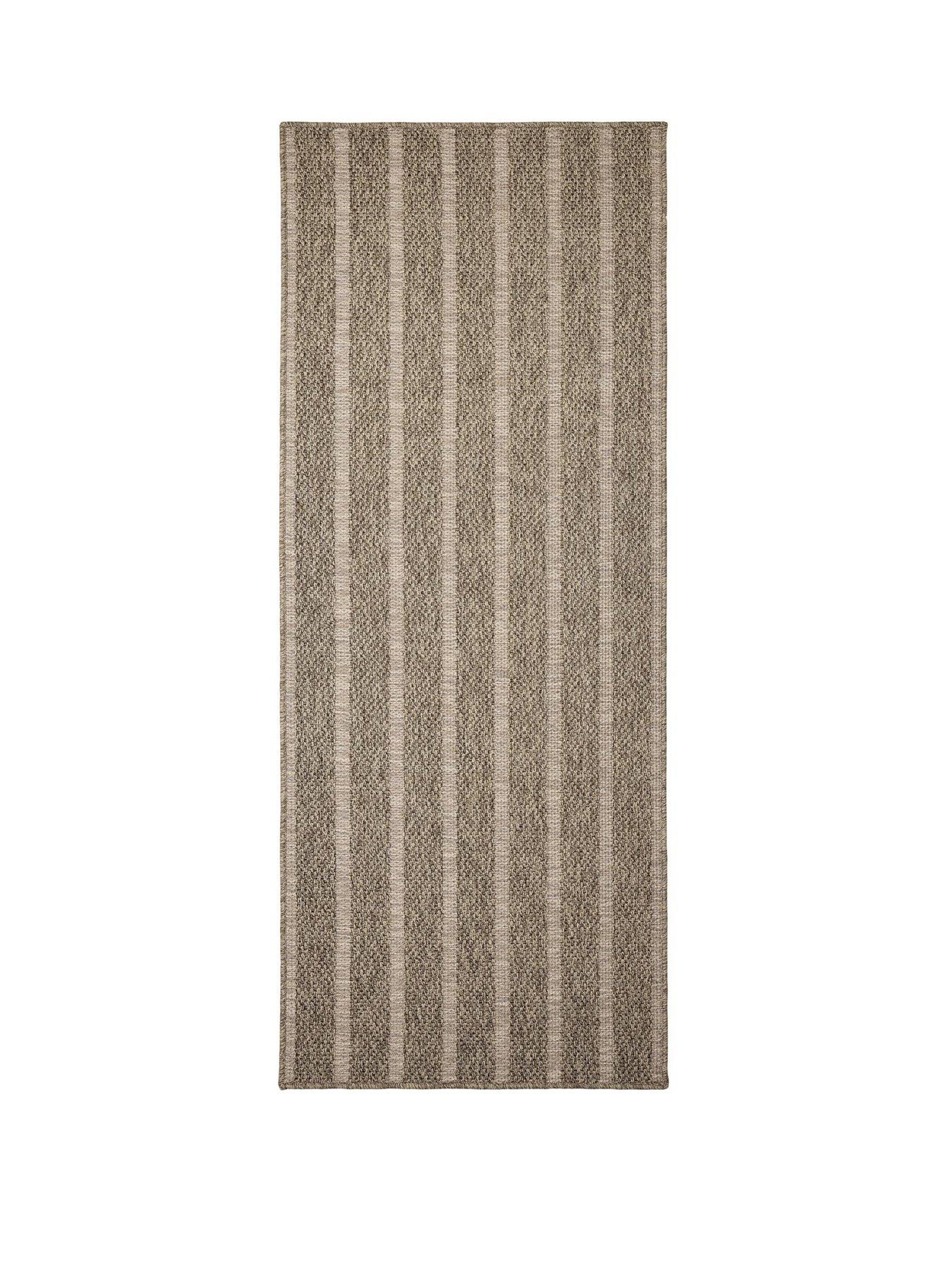Image 2 of 5 of Very Home Summer Stripe 80 X 200cm Runner - Brown