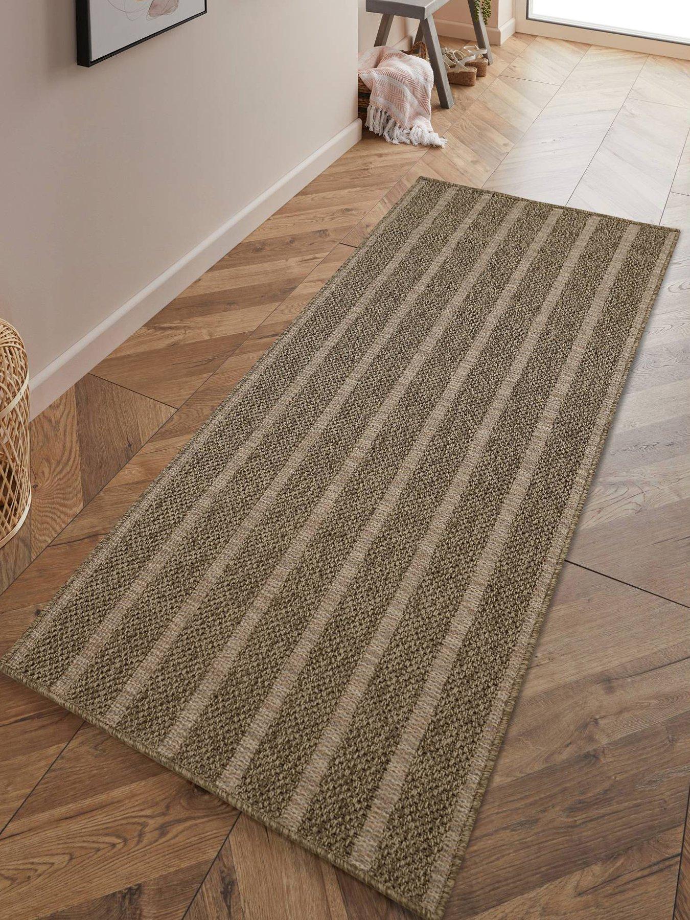 Image 3 of 5 of Very Home Summer Stripe 80 X 200cm Runner - Brown