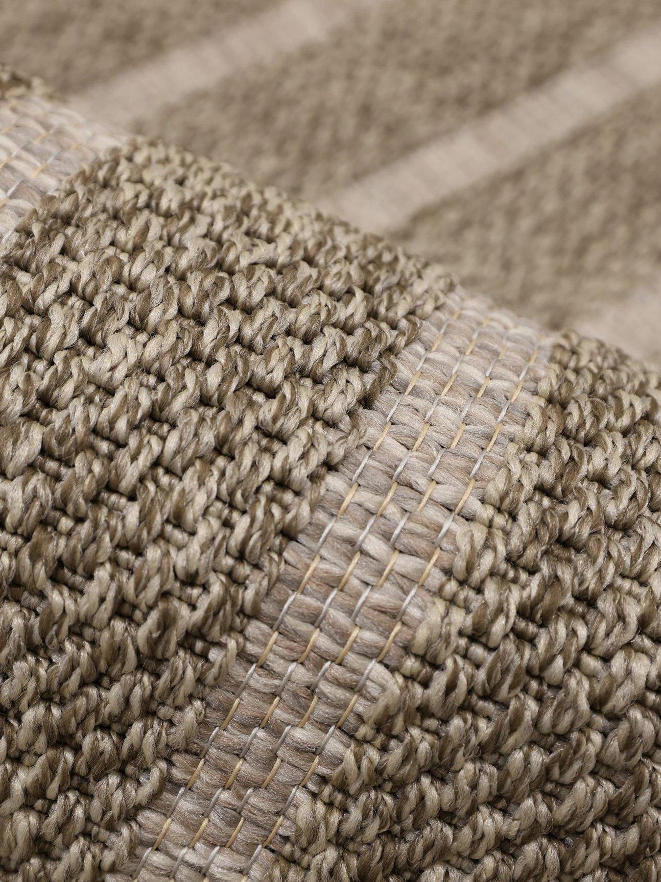Image 4 of 5 of Very Home Summer Stripe 80 X 200cm Runner - Brown