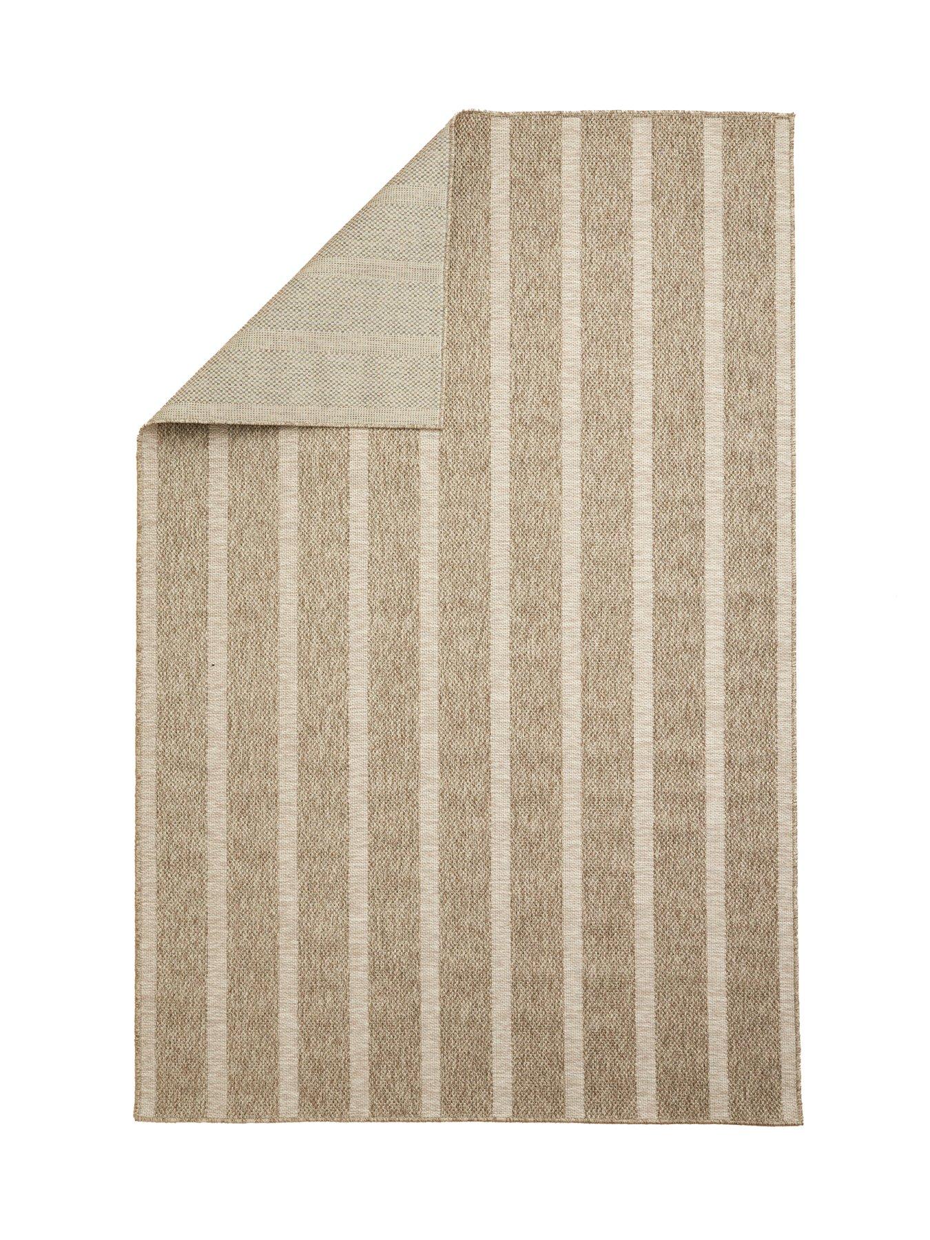 Image 3 of 5 of Michelle Keegan Home Summer Stripe Rug - Brown