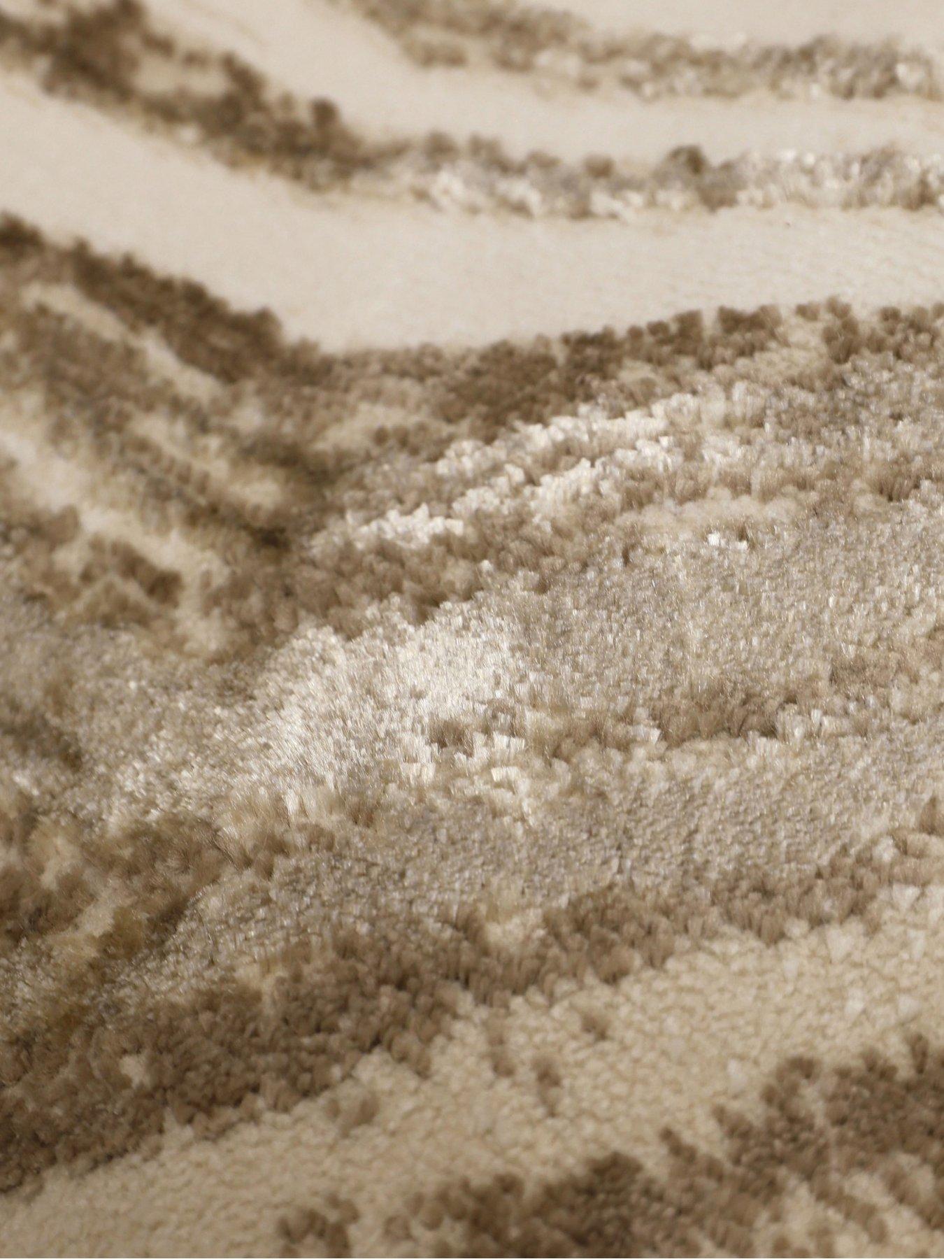 Image 4 of 6 of Very Home Dusk Wave Champagne Rug