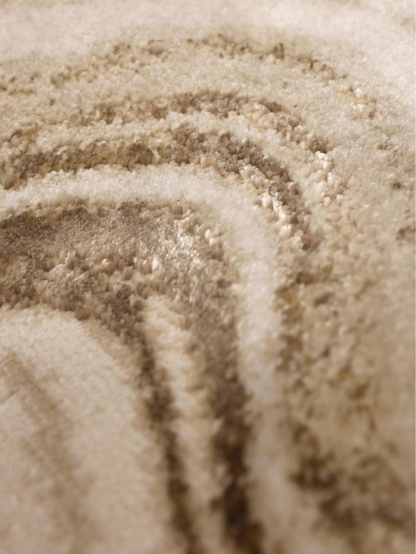 Image 6 of 6 of Very Home Dusk Wave Champagne Rug