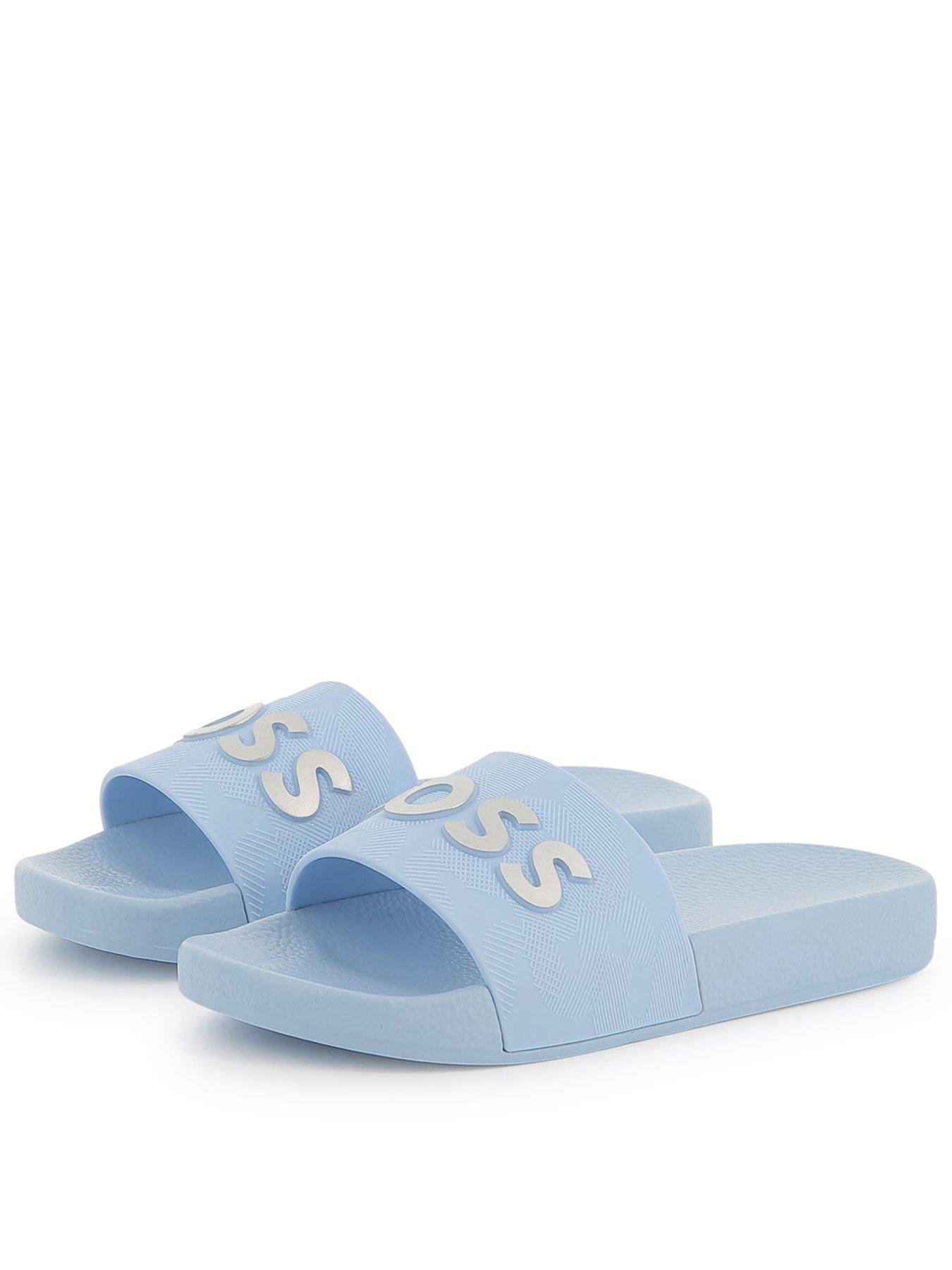 Image 1 of 4 of BOSS Boys Logo Sliders - Blue