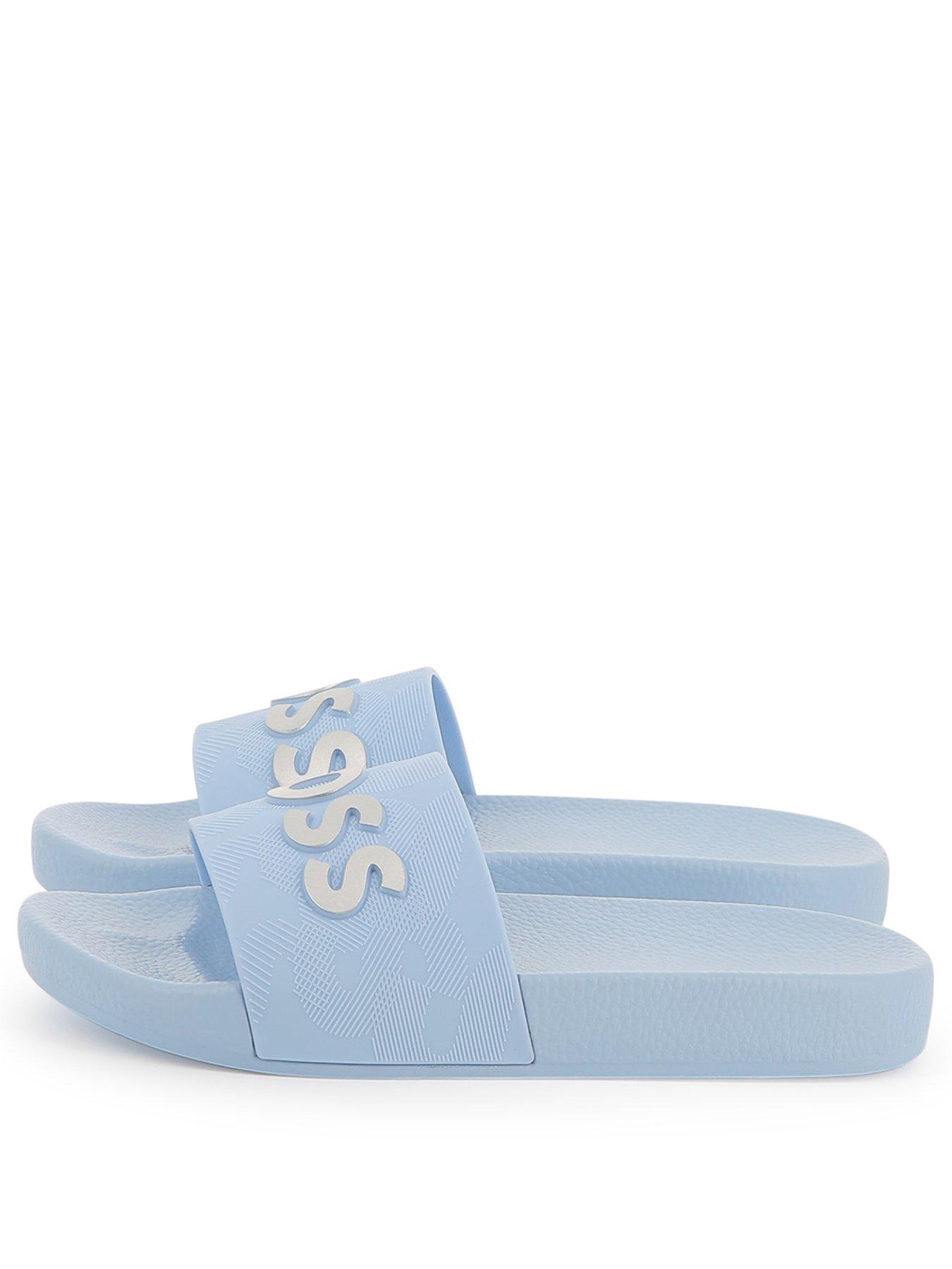 Image 2 of 4 of BOSS Boys Logo Sliders - Blue