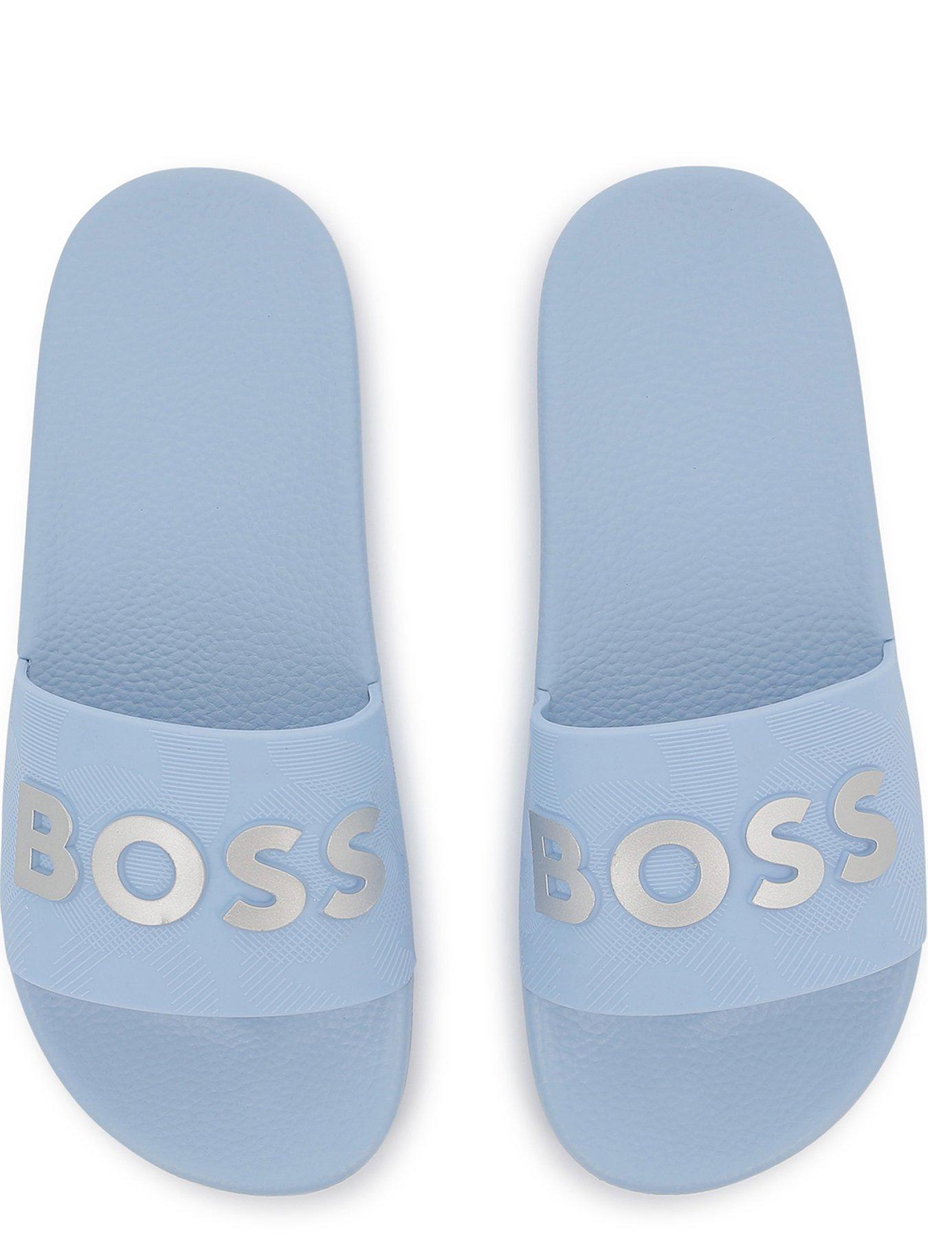 Image 4 of 4 of BOSS Boys Logo Sliders - Blue