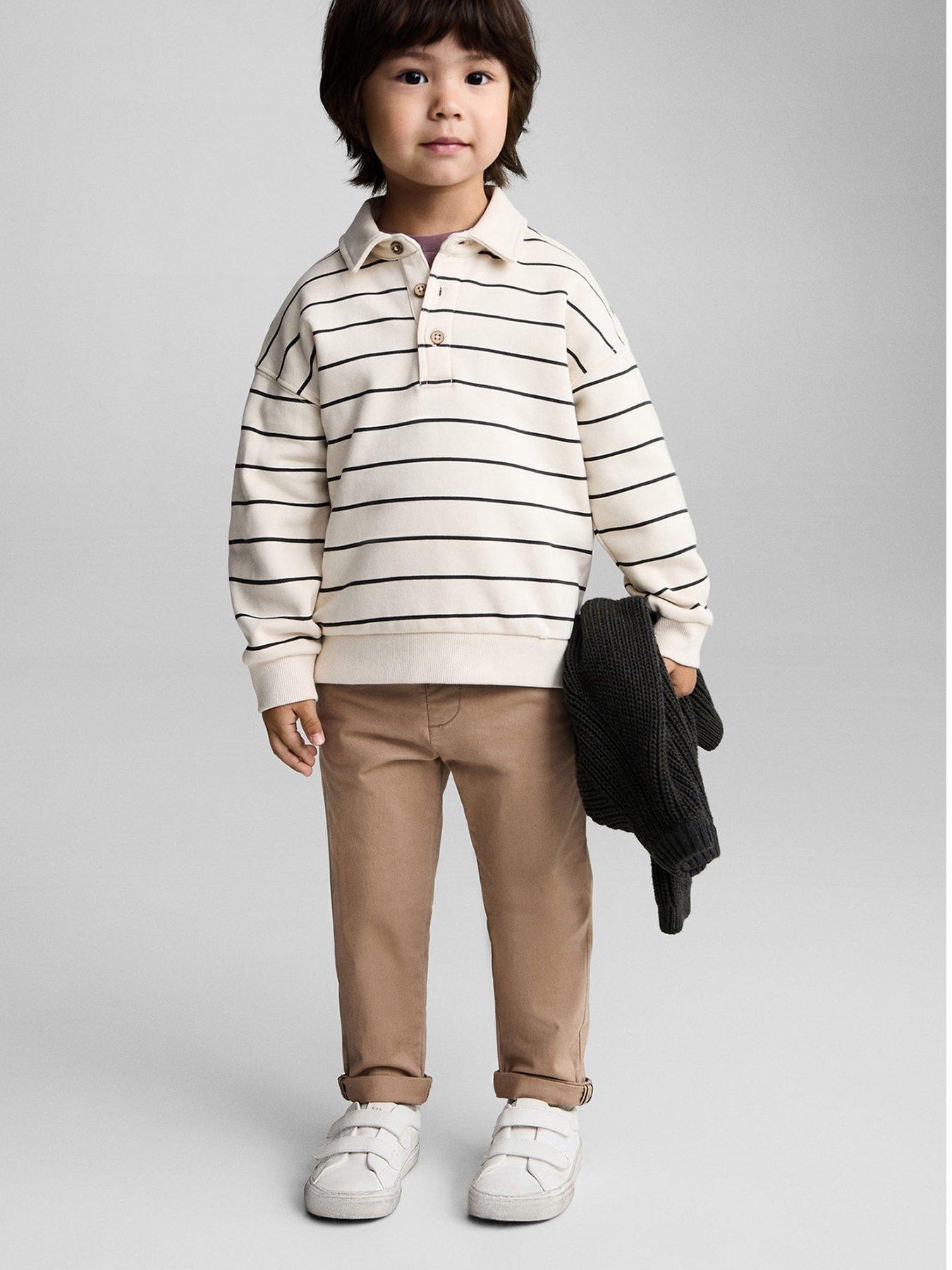 undefined Younger Boys Chino Trousers - Beige