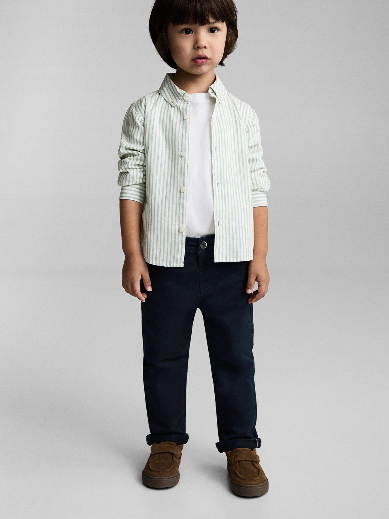 undefined Younger Boys Chino Trousers - Navy