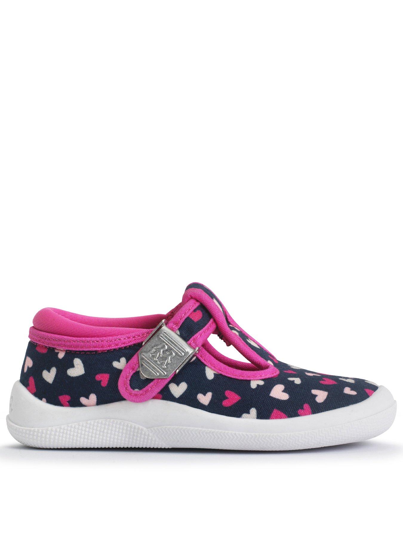 undefined Wriggles - Tbar Navy/pink Hearts