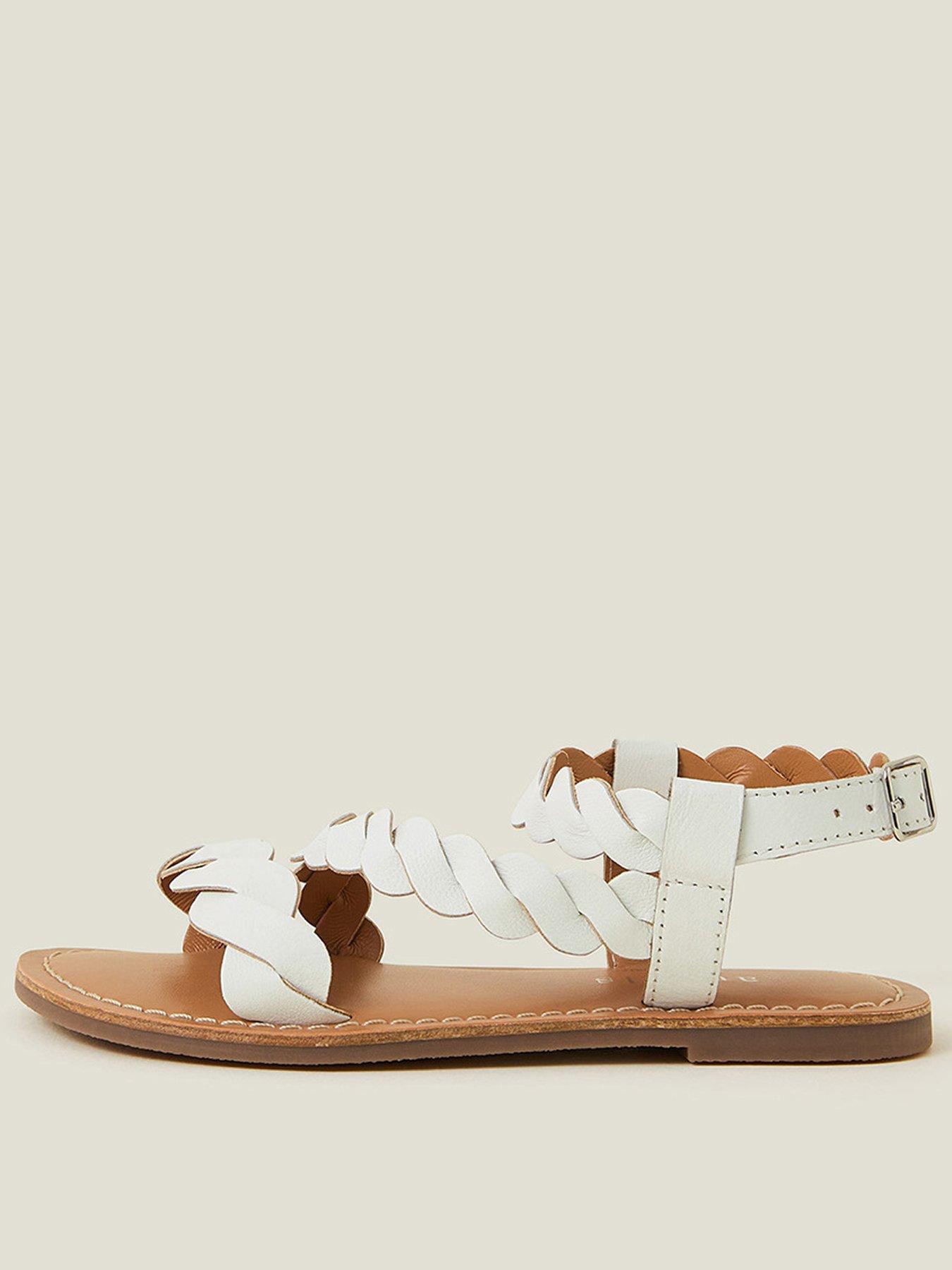 undefined Girls Sandals - White