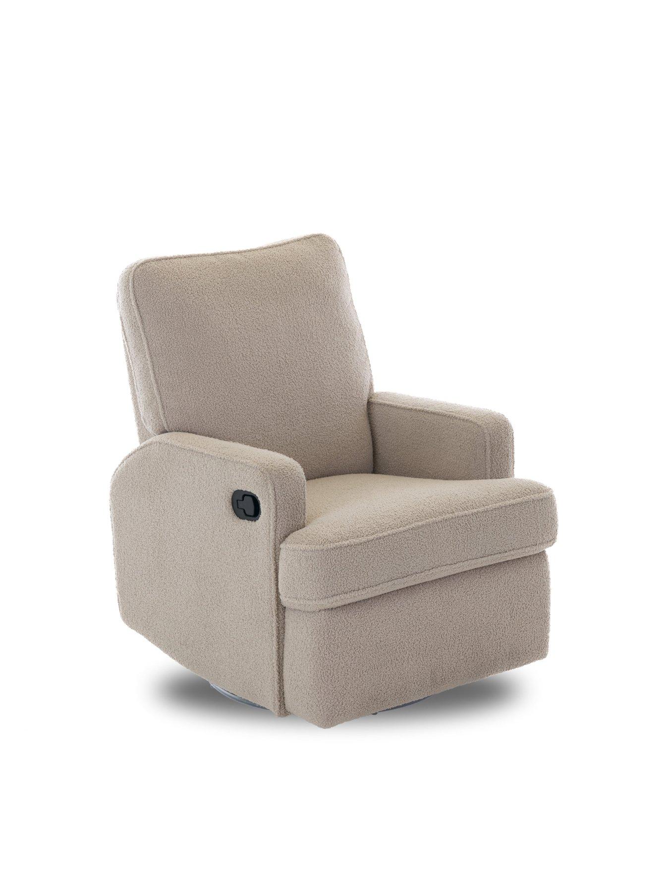 Image 6 of 7 of Obaby Madison Swivel Glider Recliner Chair - Teddy Truffle
