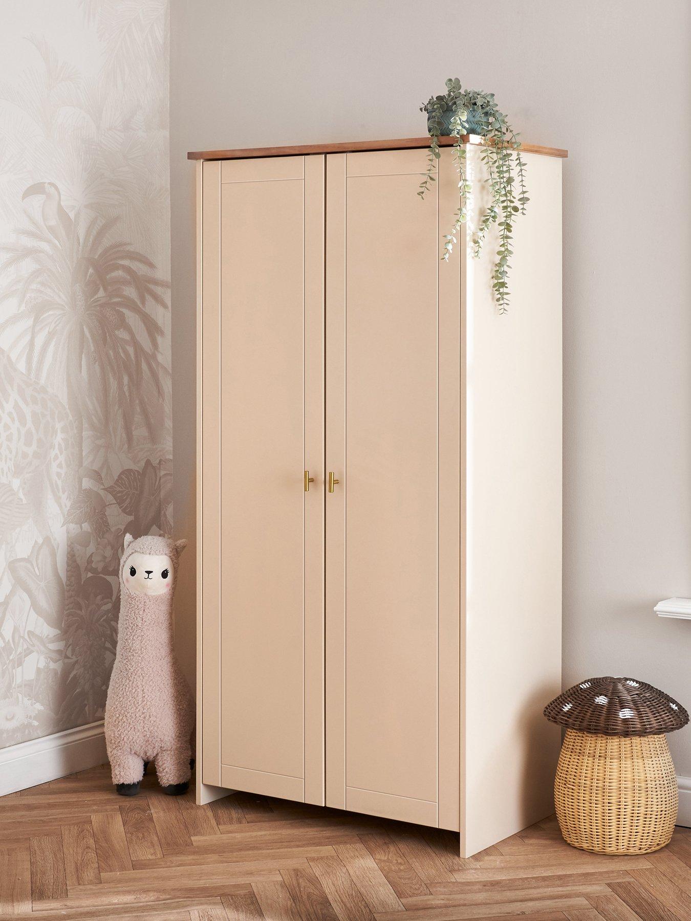 Product photograph of Obaby Evie Double Wardrobe - Cashmere from very.co.uk