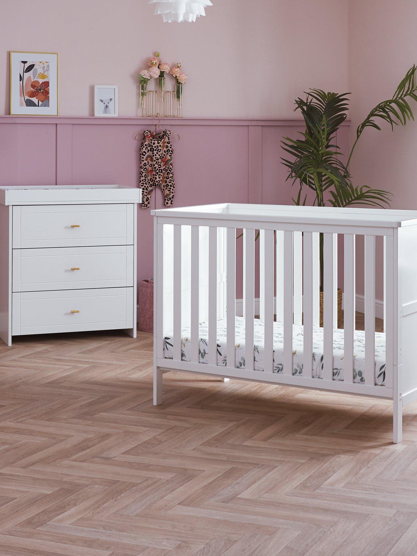 Product photograph of Obaby Evie Mini 2 Piece Room Set - White from very.co.uk