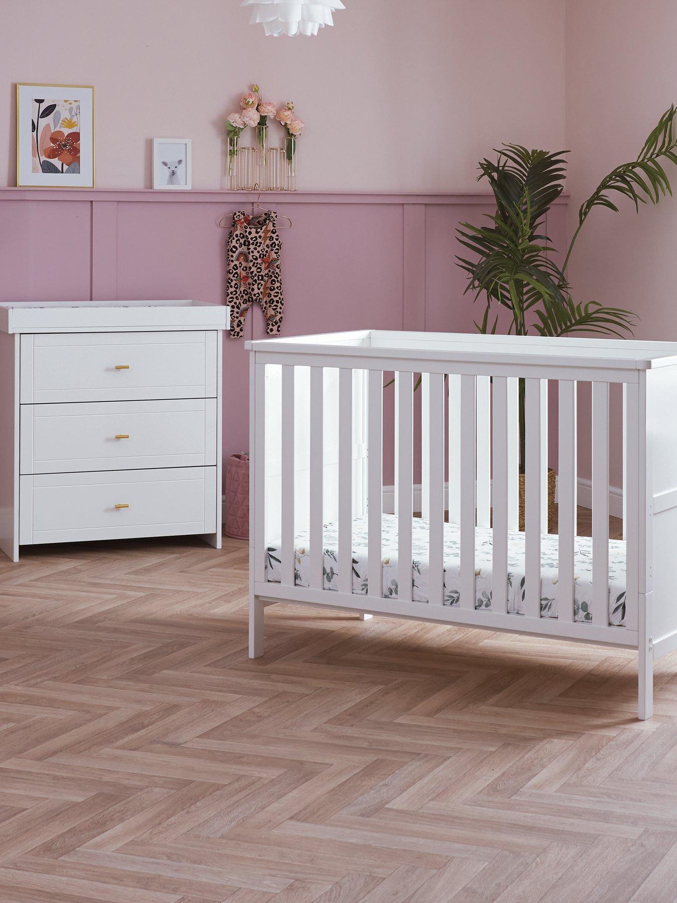 Image 1 of 7 of Obaby Evie Mini 2 Piece Room Set - White
